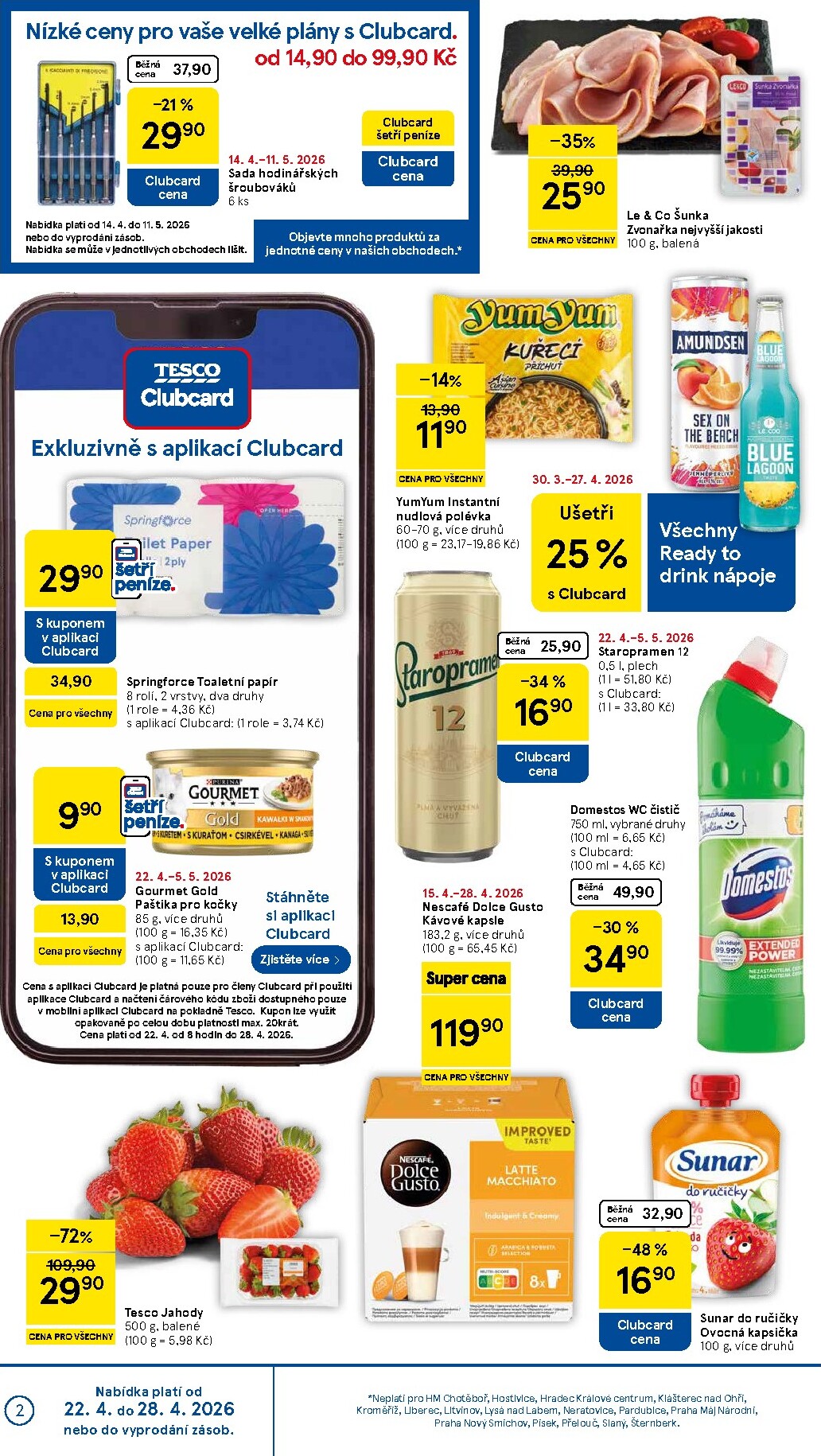 tesco - Budoucí Tesco leták platný od středy 22.04.2026 do úterý 28.04.2026 - page: 2