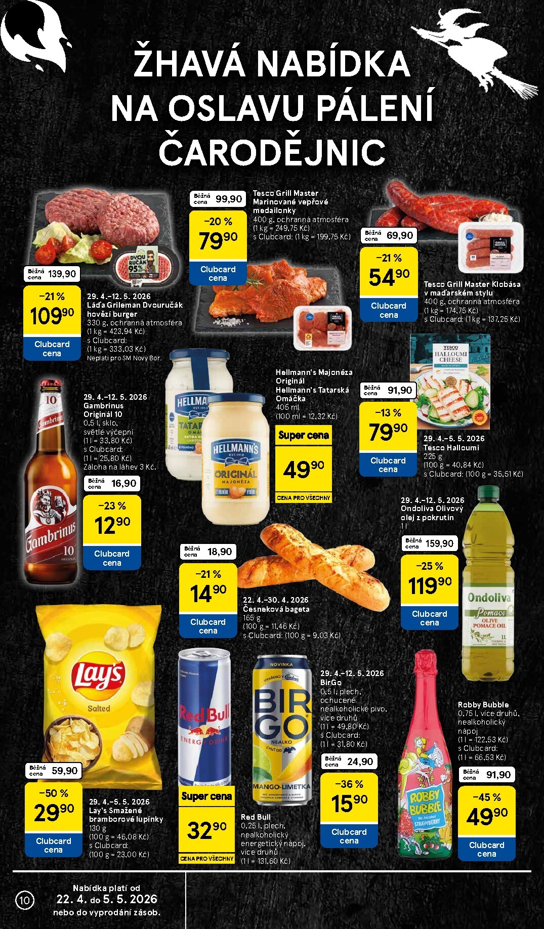 tesco - Budoucí Tesco supermarket leták platný od středy 29.04.2026 do úterý 05.05.2026 - page: 10