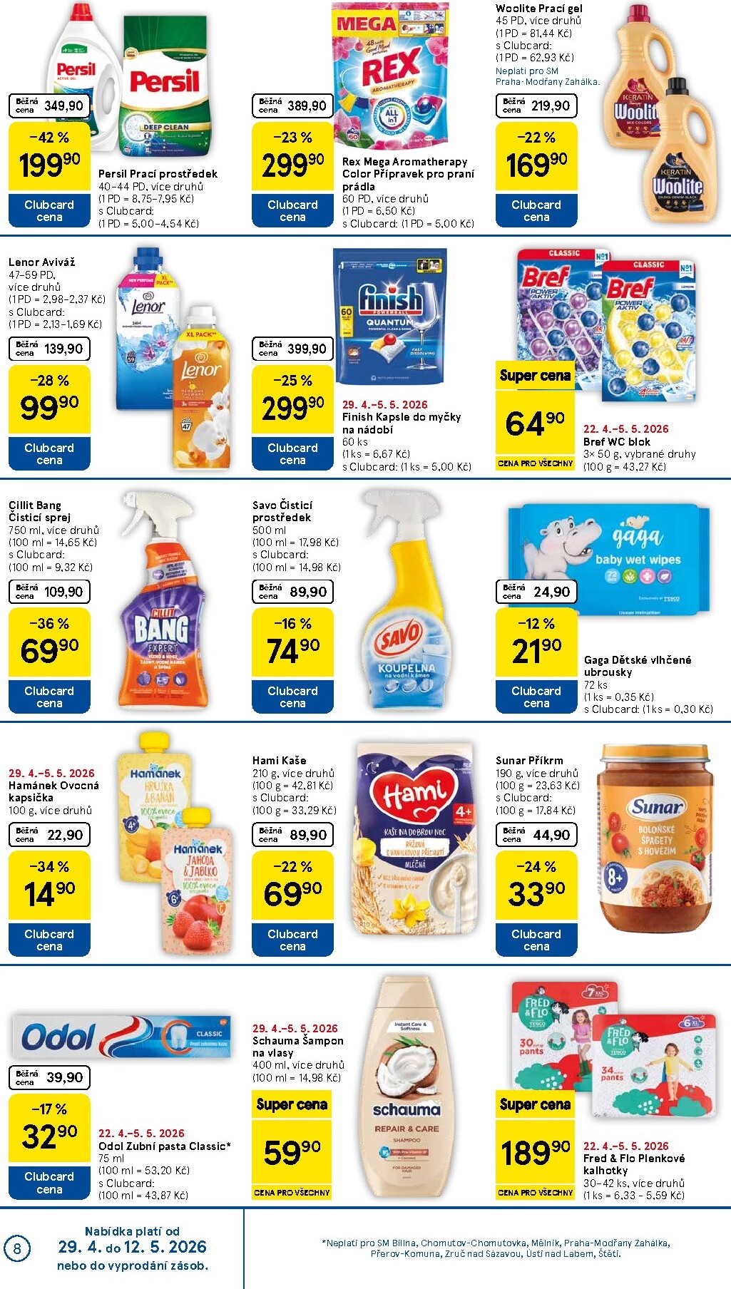 tesco - Budoucí Tesco supermarket leták platný od středy 29.04.2026 do úterý 05.05.2026 - page: 8