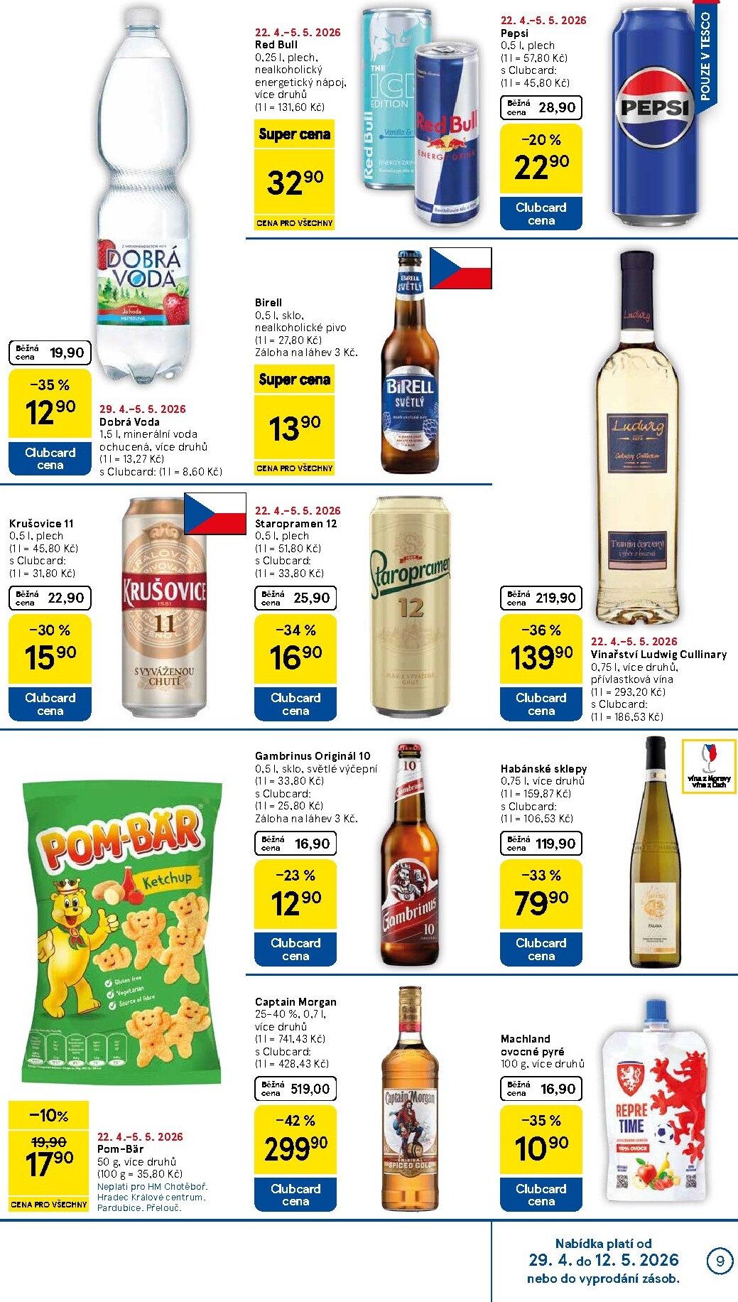 tesco - Budoucí Tesco leták platný od středy 29.04.2026 do úterý 05.05.2026 - page: 9