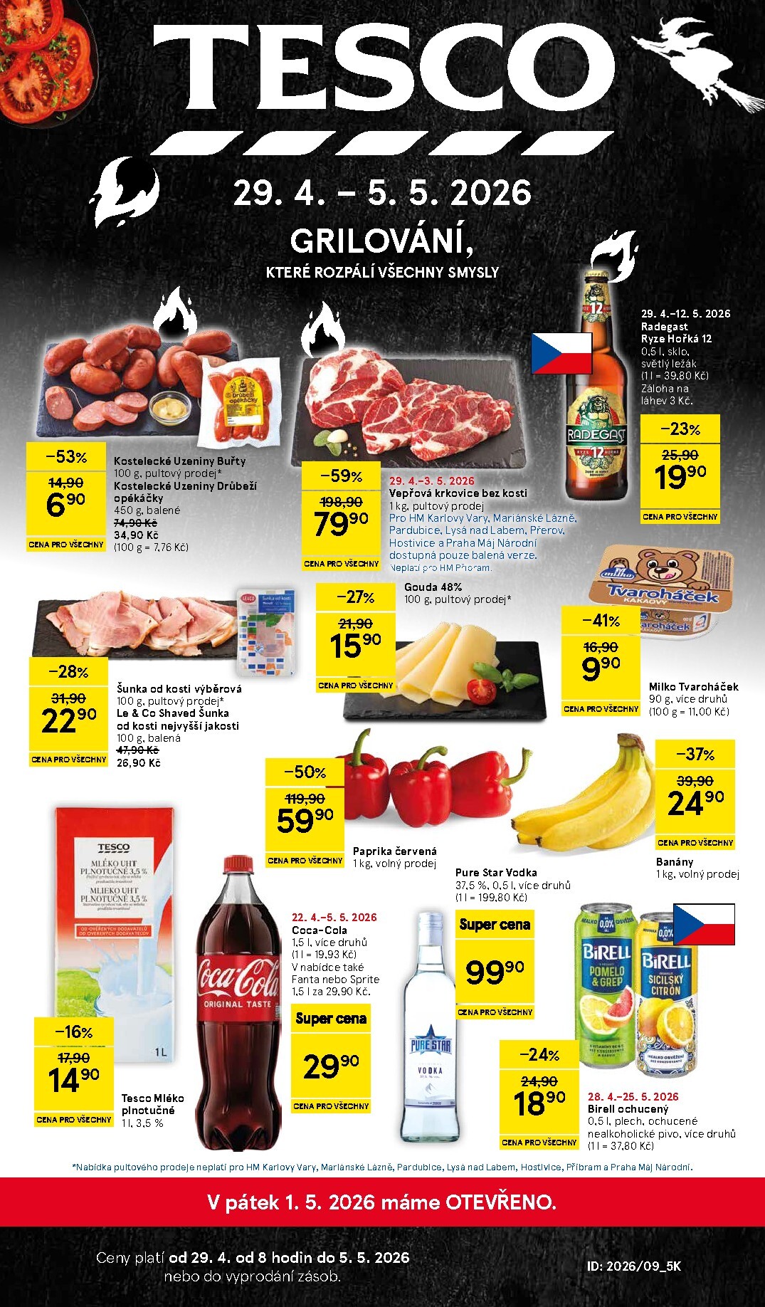 tesco - Budoucí Tesco leták platný od středy 29.04.2026 do úterý 05.05.2026