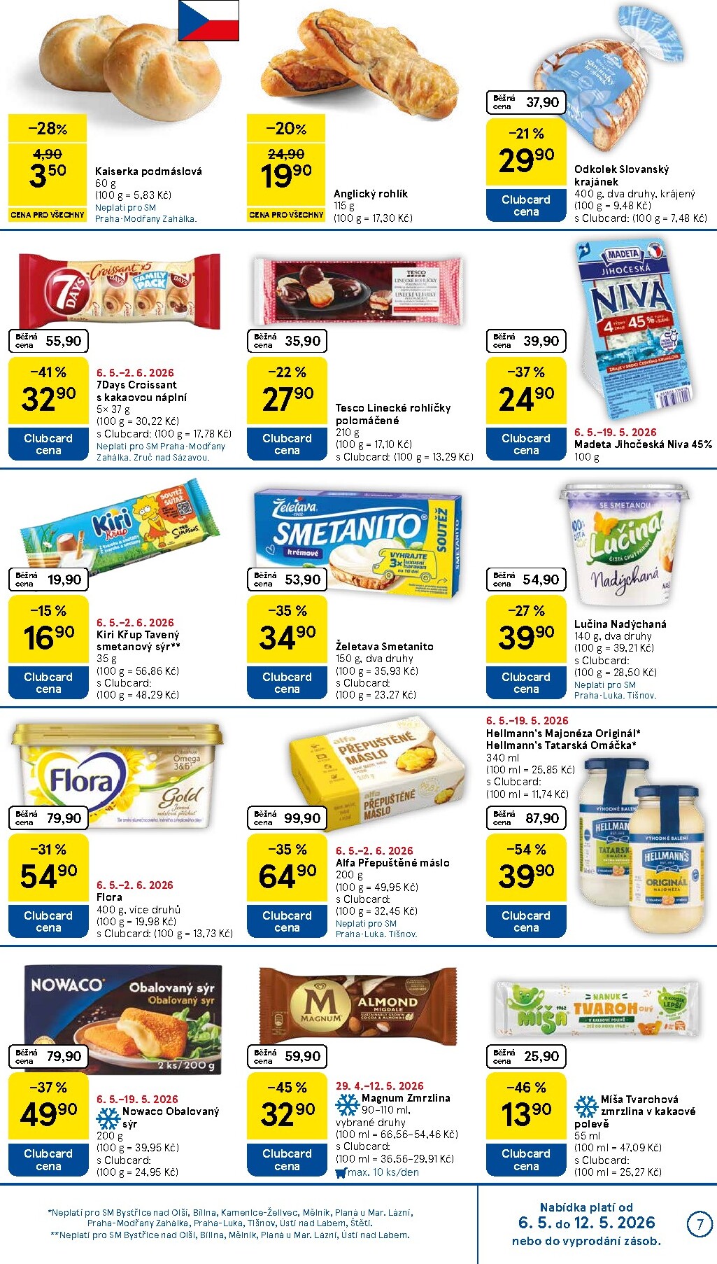 tesco - Budoucí Tesco supermarket leták platný od středy 06.05.2026 do úterý 12.05.2026 - page: 7