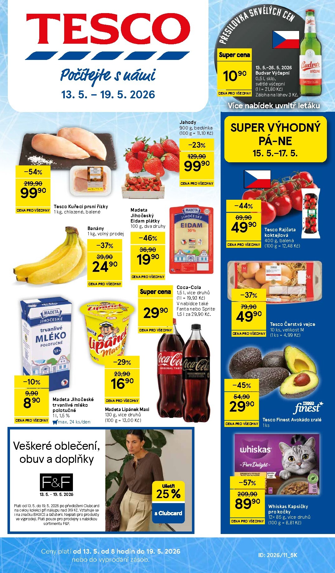 tesco - Budoucí Tesco leták platný od středy 13.05.2026 do úterý 19.05.2026