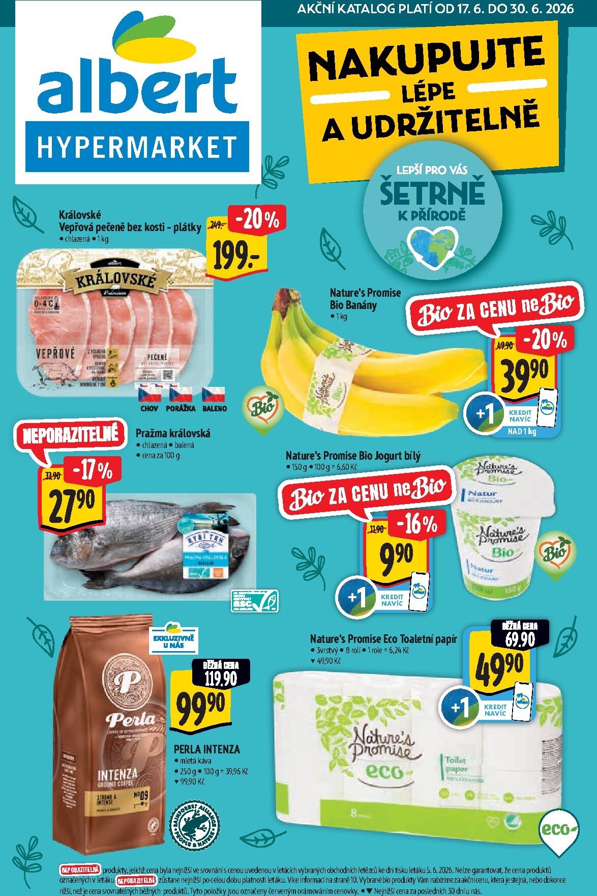albert - Budoucí Albert Hypermarket - Udržitelnost leták platný od středy 17.06.2026 do úterý 30.06.2026