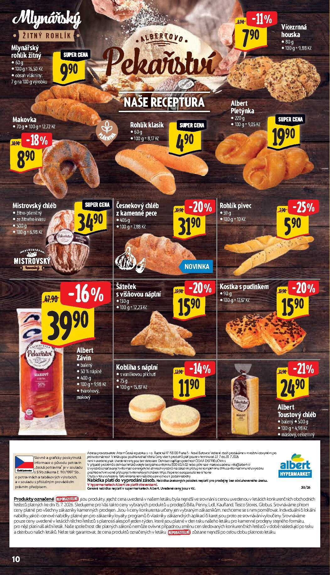 albert - Budoucí Albert Hypermarket leták platný od středy 22.07.2026 do úterý 28.07.2026 - page: 18