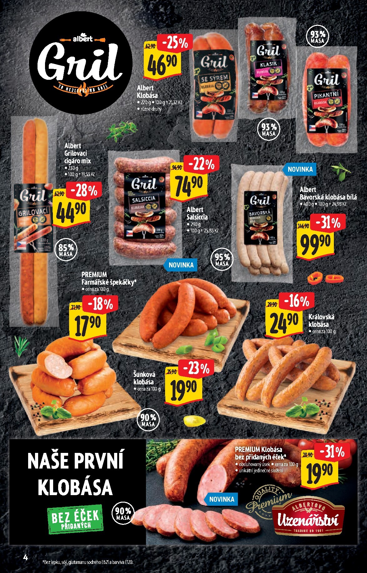 albert - Budoucí Albert Hypermarket - Gril leták platný od středy 22.07.2026 do úterý 04.08.2026 - page: 4