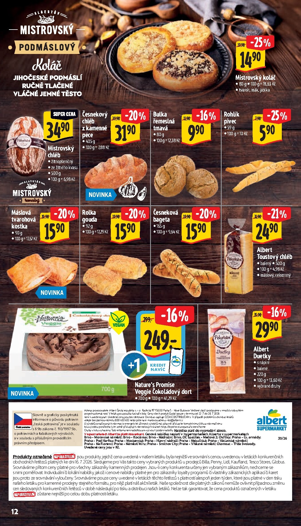 albert - Budoucí Albert Supermarket leták platný od středy 22.07.2026 do úterý 28.07.2026 - page: 22