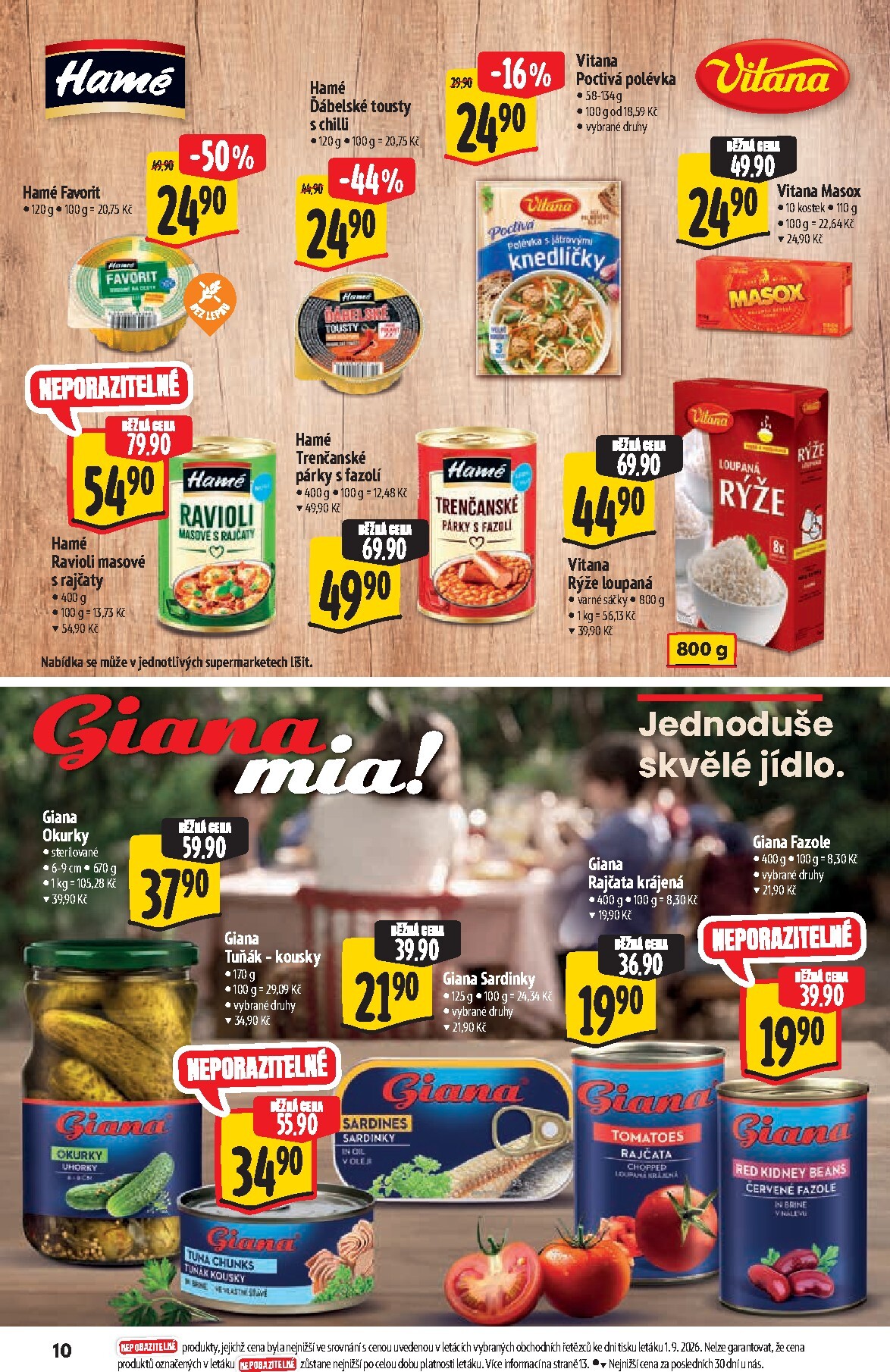 albert - Budoucí Albert Hypermarket - Značková kvalita leták platný od středy 09.09.2026 do úterý 22.09.2026 - page: 10