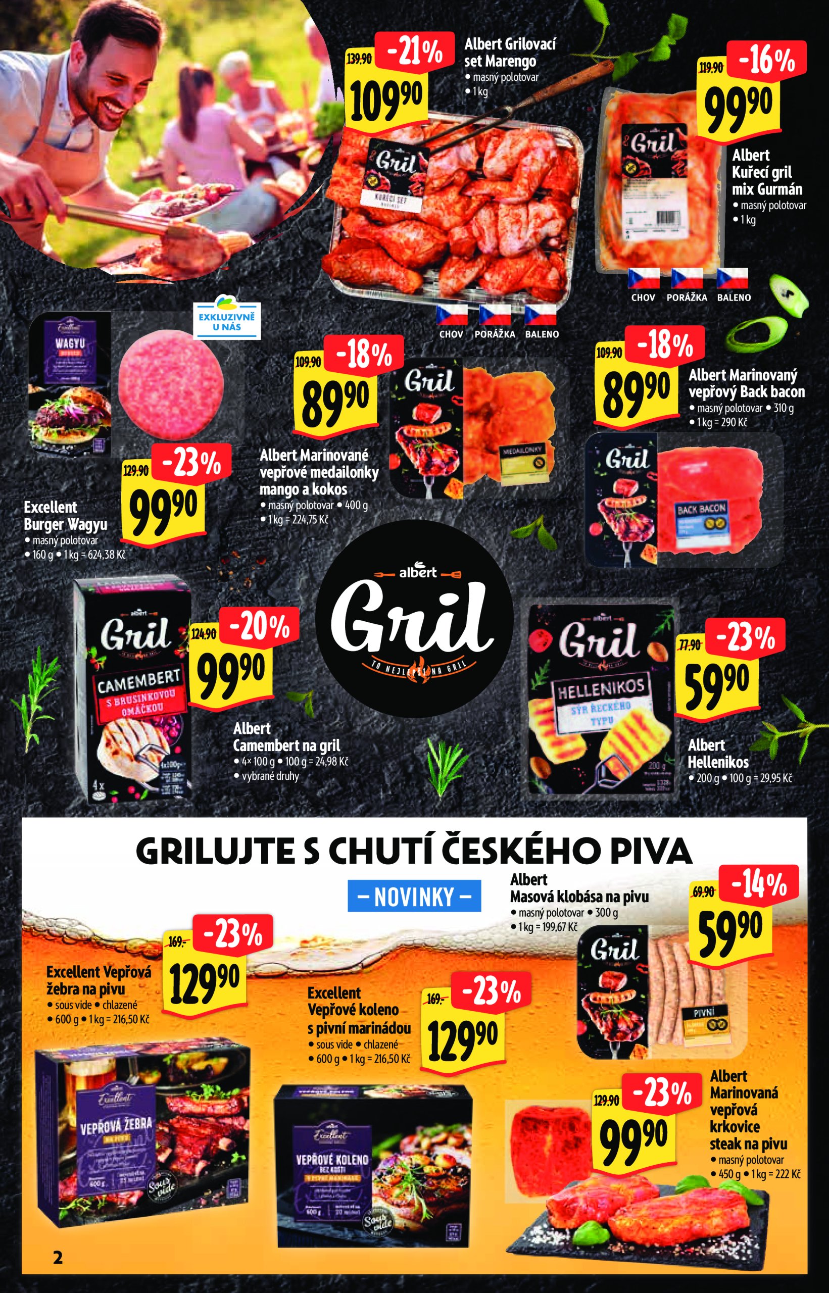 albert - Leták Albert Supermarket - Akční katalog od 04.06. do 17.06. - page: 2