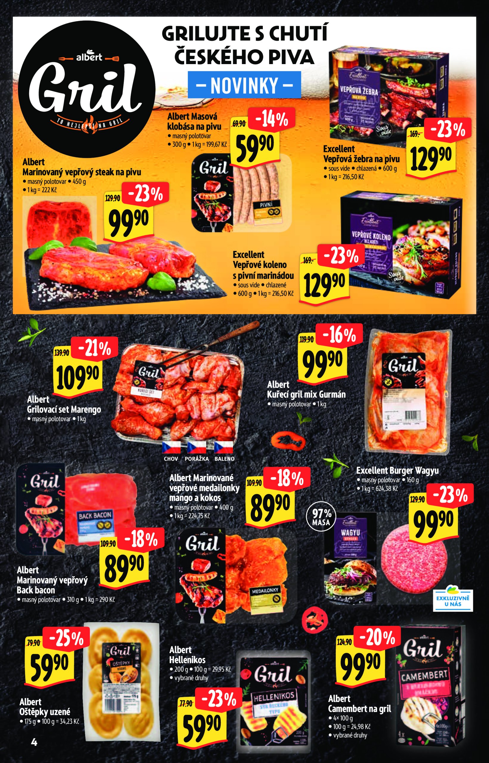 albert - Leták Albert Hypermarket - Akční katalog od 04.06. do 17.06. - page: 4