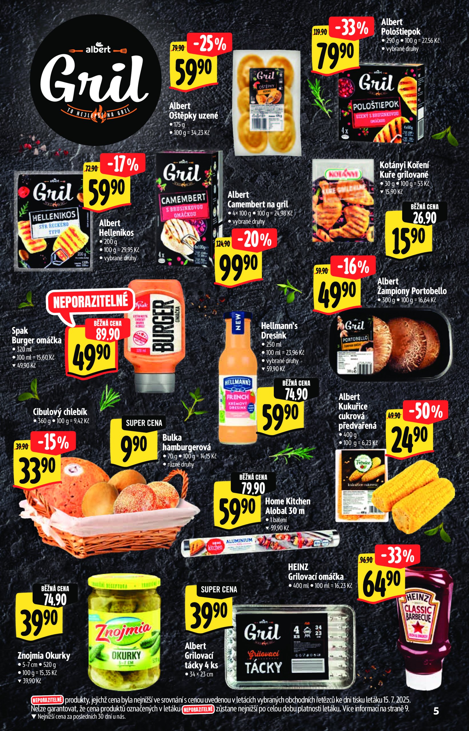 albert - Leták Albert Hypermarket - Gril od 23.07. do 05.08. - page: 5
