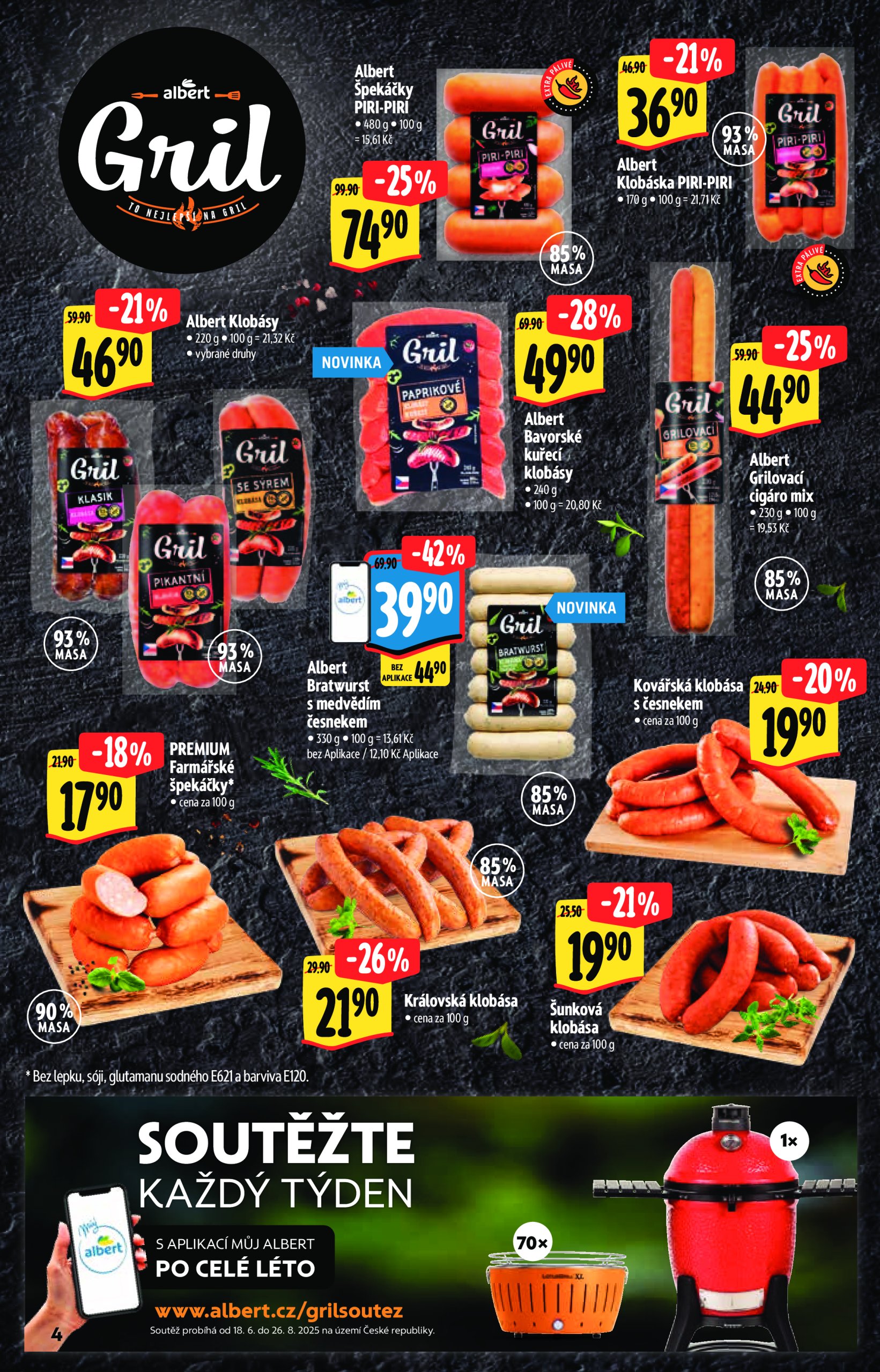 albert - Leták Albert Hypermarket - Gril od 23.07. do 05.08. - page: 4