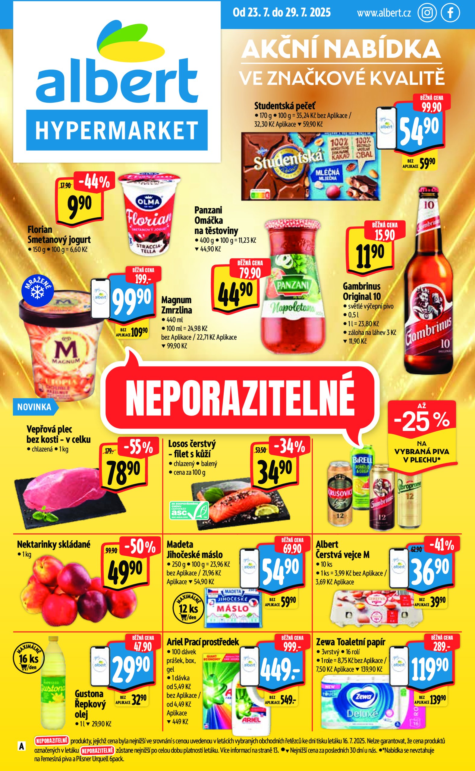 albert - Leták Albert Hypermarket od 23.07. do 29.07. - page: 1 albert - Leták Albert Hypermarket od 23.07. do 29.07. - page: 1