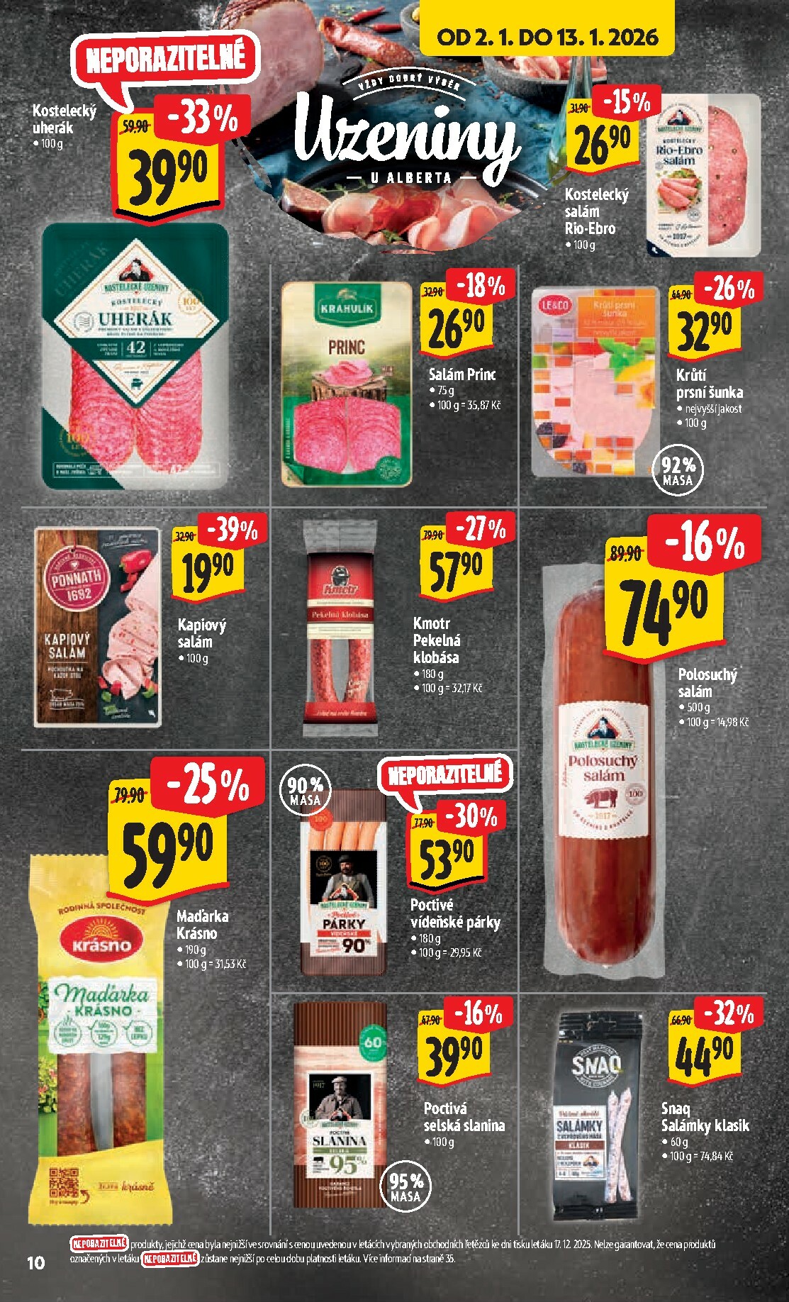 albert - Aktuální leták Albert Hypermarket od 02.01. do 06.01. - page: 10