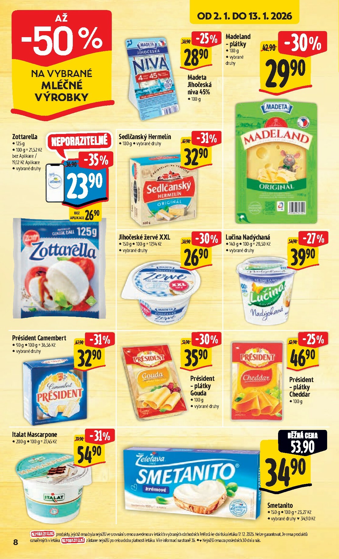 albert - Aktuální leták Albert Hypermarket od 02.01. do 06.01. - page: 8