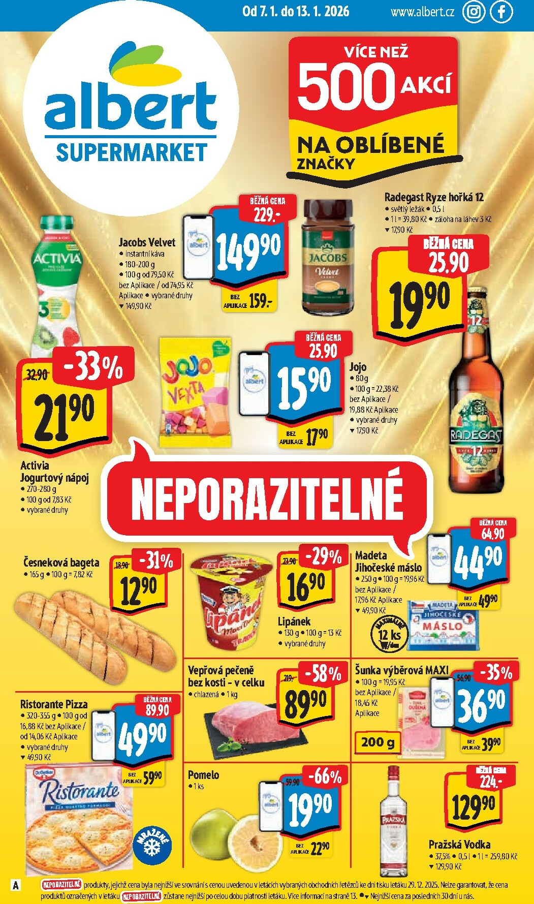albert - Aktuální leták Albert Supermarket od 07.01. do 13.01.