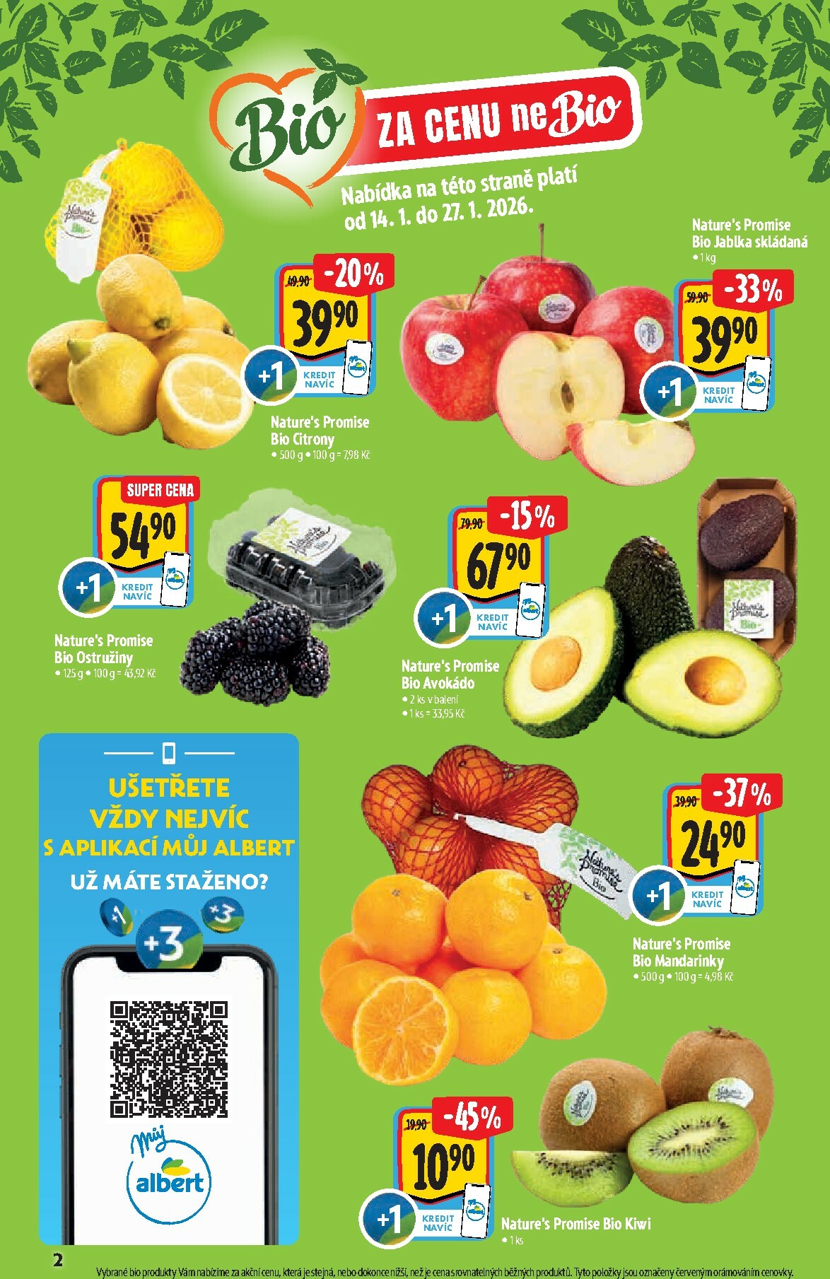 albert - Aktuální leták Albert Hypermarket - Bio od 14.01. do 10.02. - page: 2