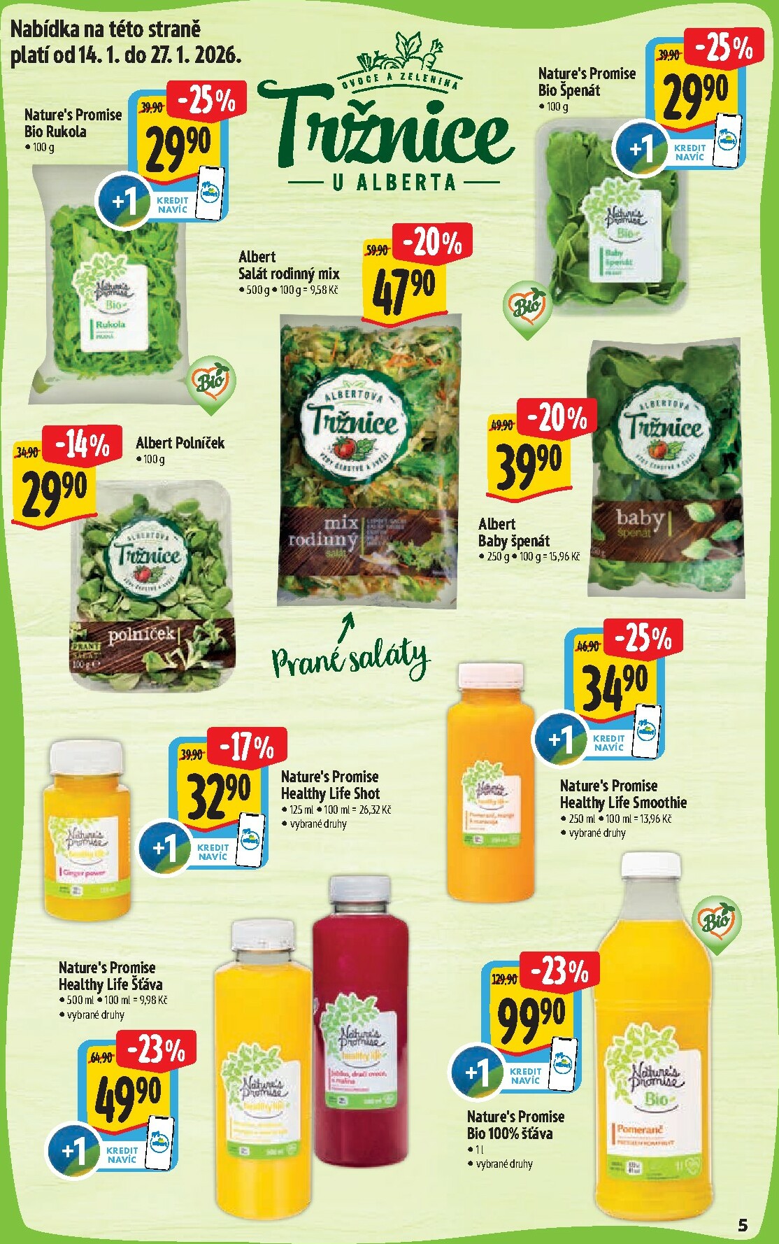 albert - Aktuální leták Albert Hypermarket - Bio od 14.01. do 10.02. - page: 5