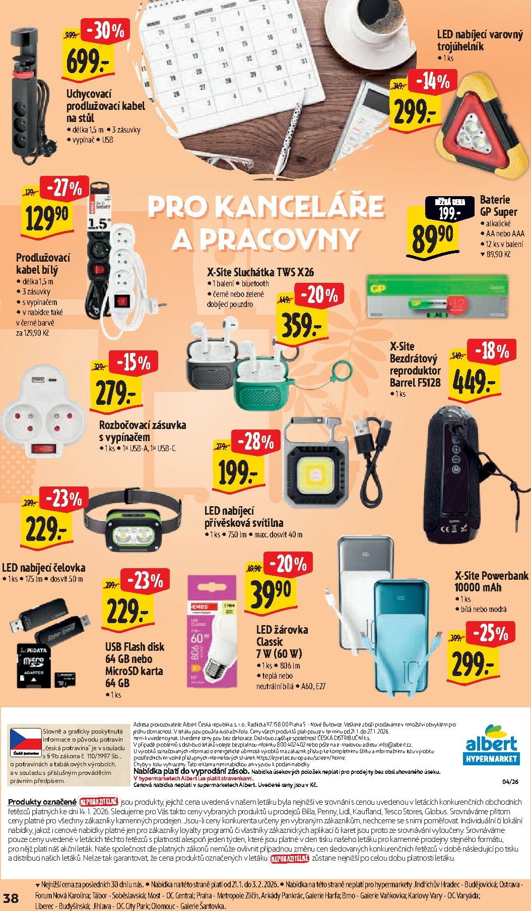 albert - Aktuální leták Albert Hypermarket od 21.01. do 27.01. - page: 44