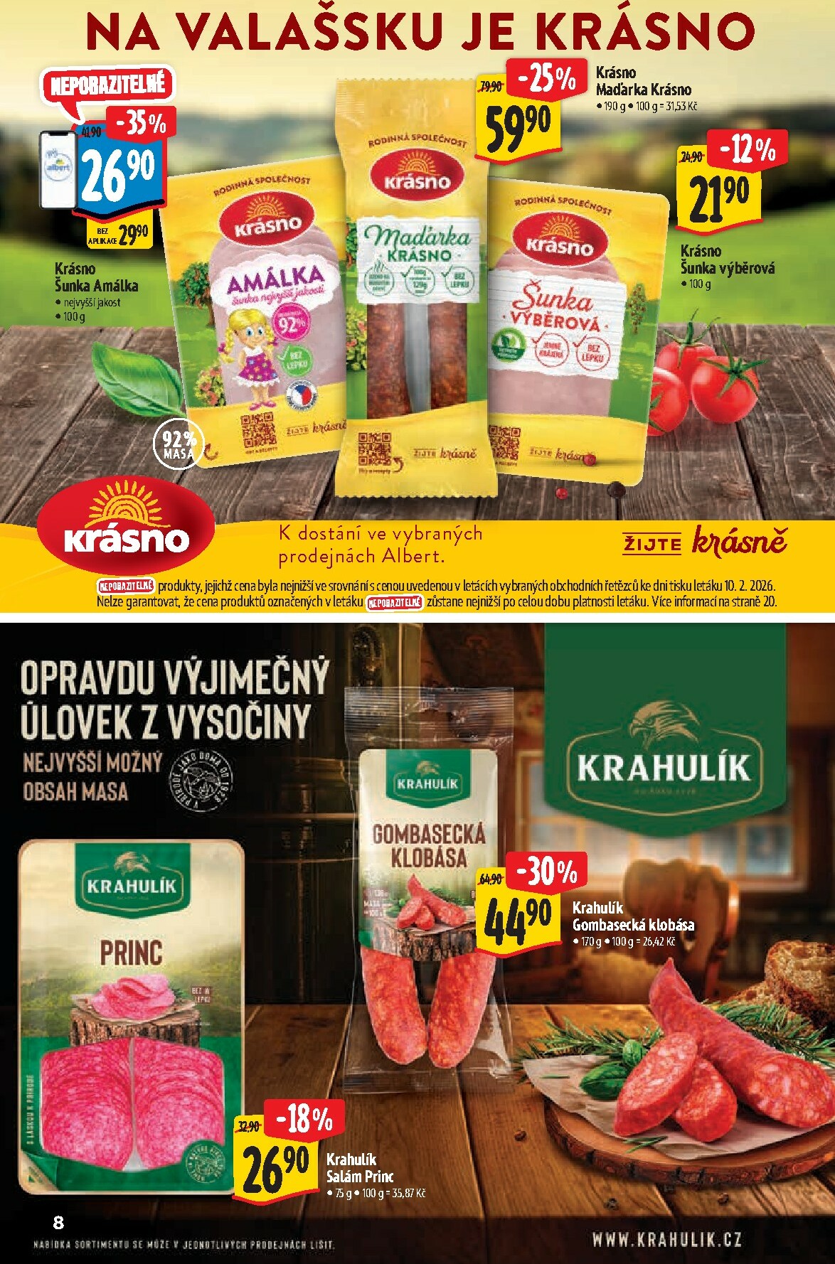albert - Albert Hypermarket - Akční katalog leták platný od středy 18.02.2026 do úterý 10.03.2026 - page: 8