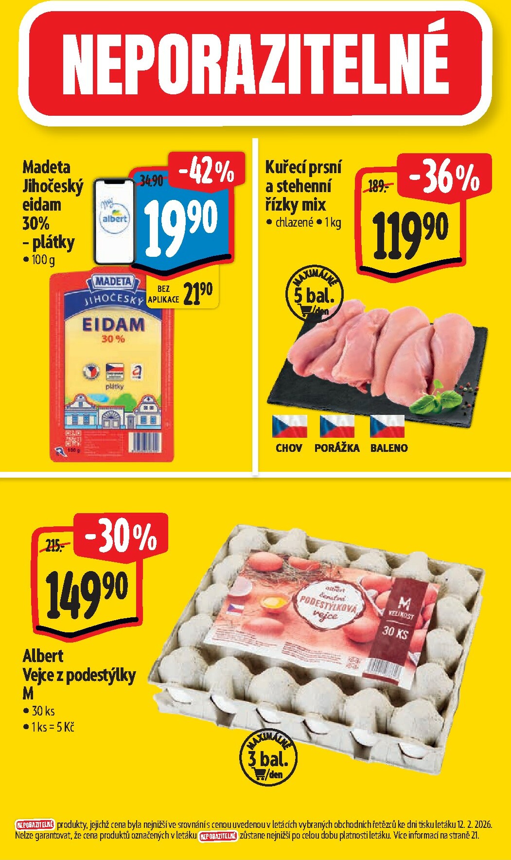 albert - Albert Supermarket leták platný od středy 18.02.2026 do úterý 24.02.2026 - page: 3