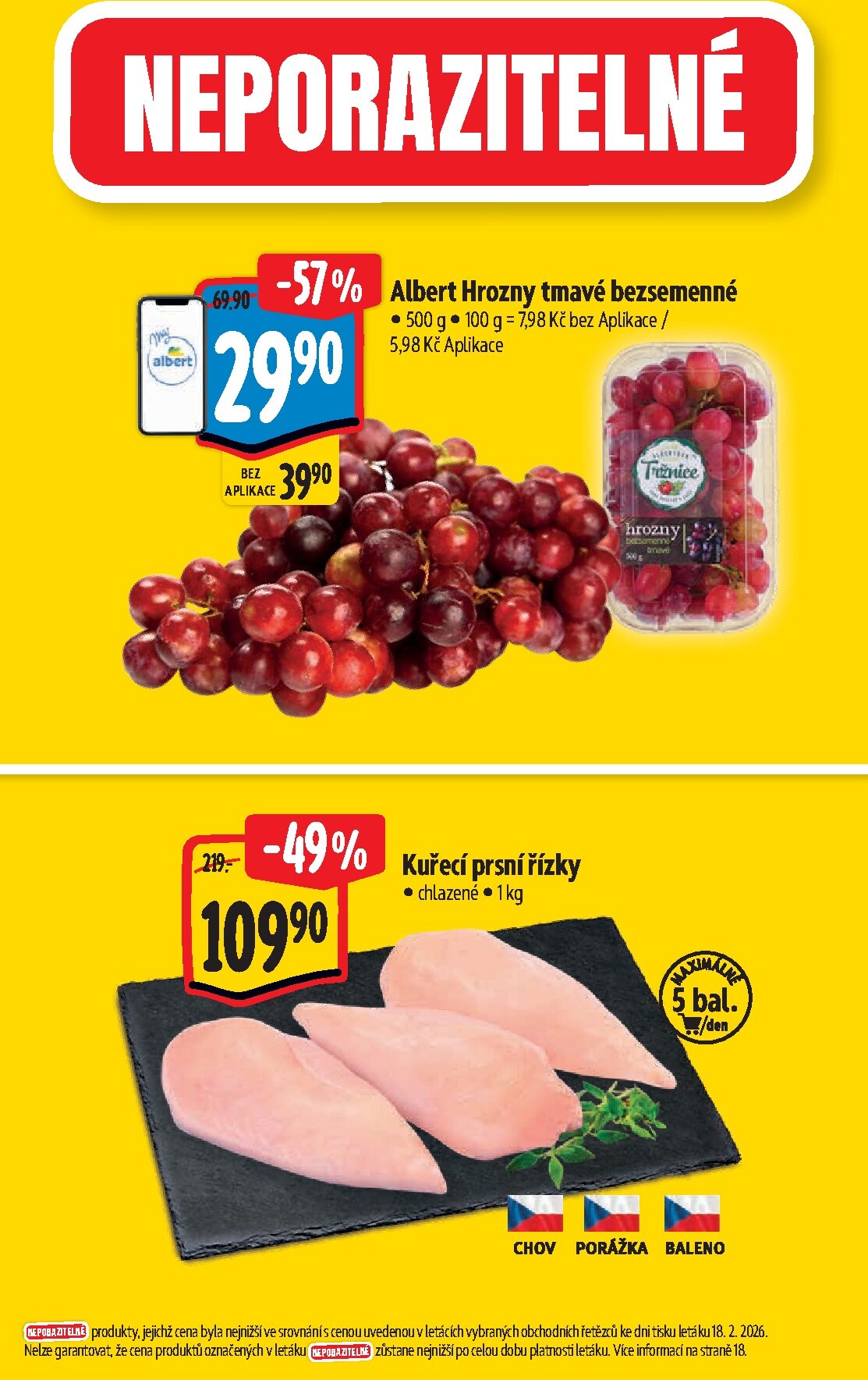 albert - Albert Hypermarket leták platný od středy 25.02.2026 do úterý 03.03.2026 - page: 2