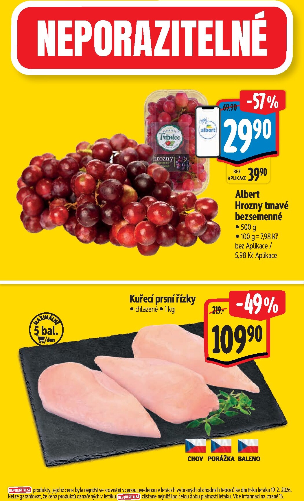 albert - Albert Supermarket leták platný od středy 25.02.2026 do úterý 03.03.2026 - page: 2