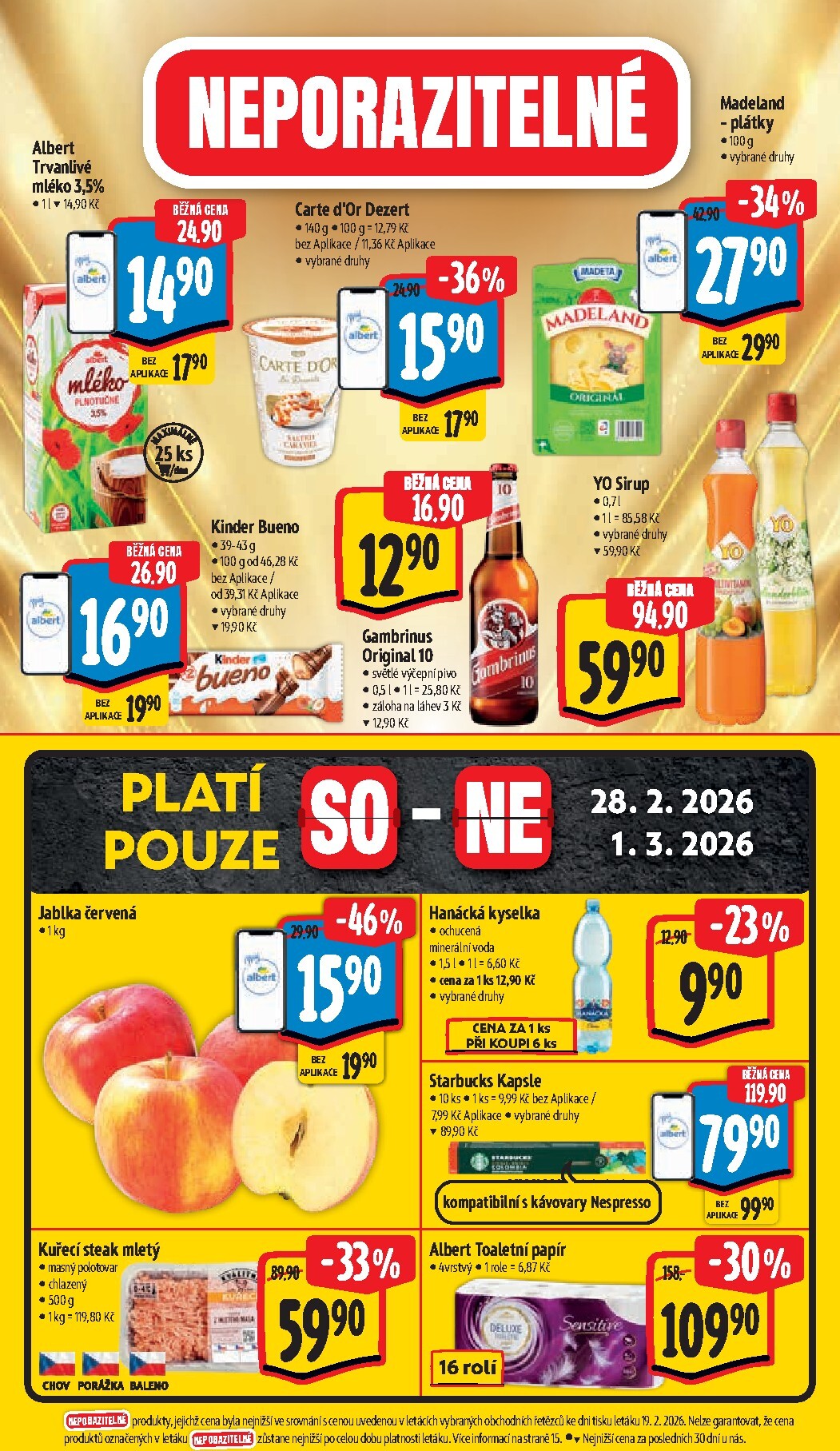albert - Albert Supermarket leták platný od středy 25.02.2026 do úterý 03.03.2026 - page: 44