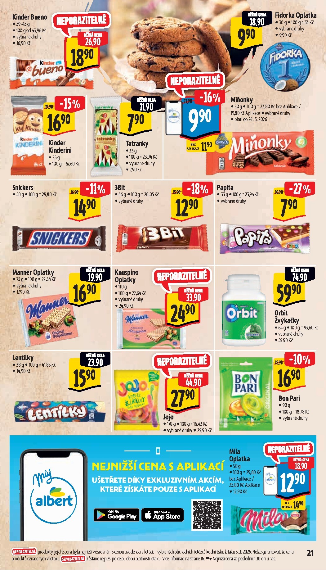 albert - Albert Supermarket leták platný od středy 11.03.2026 do úterý 17.03.2026 - page: 29