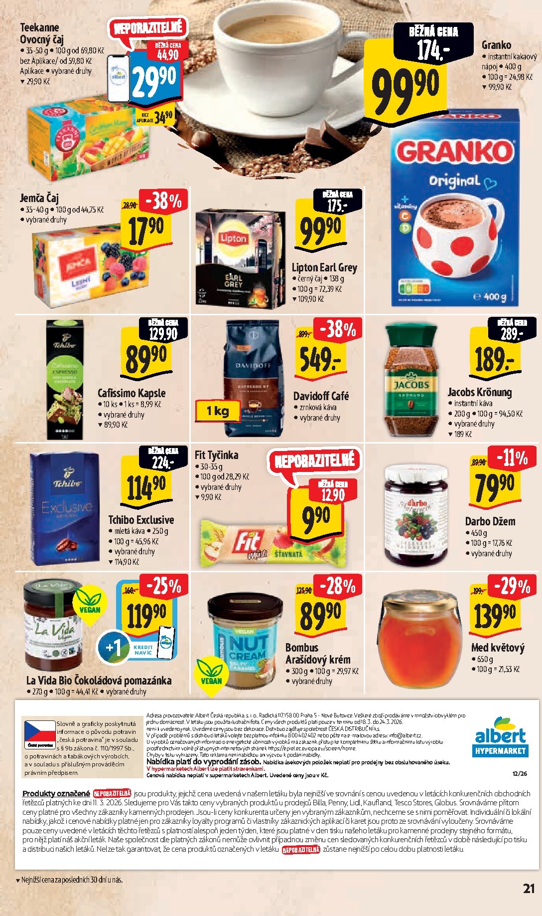 albert - Albert Hypermarket leták platný od středy 18.03.2026 do úterý 24.03.2026 - page: 29