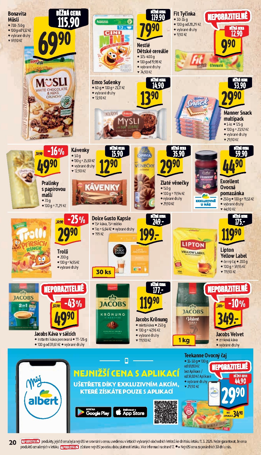 albert - Albert Supermarket - Brno leták platný od středy 18.03.2026 do úterý 24.03.2026 - page: 32