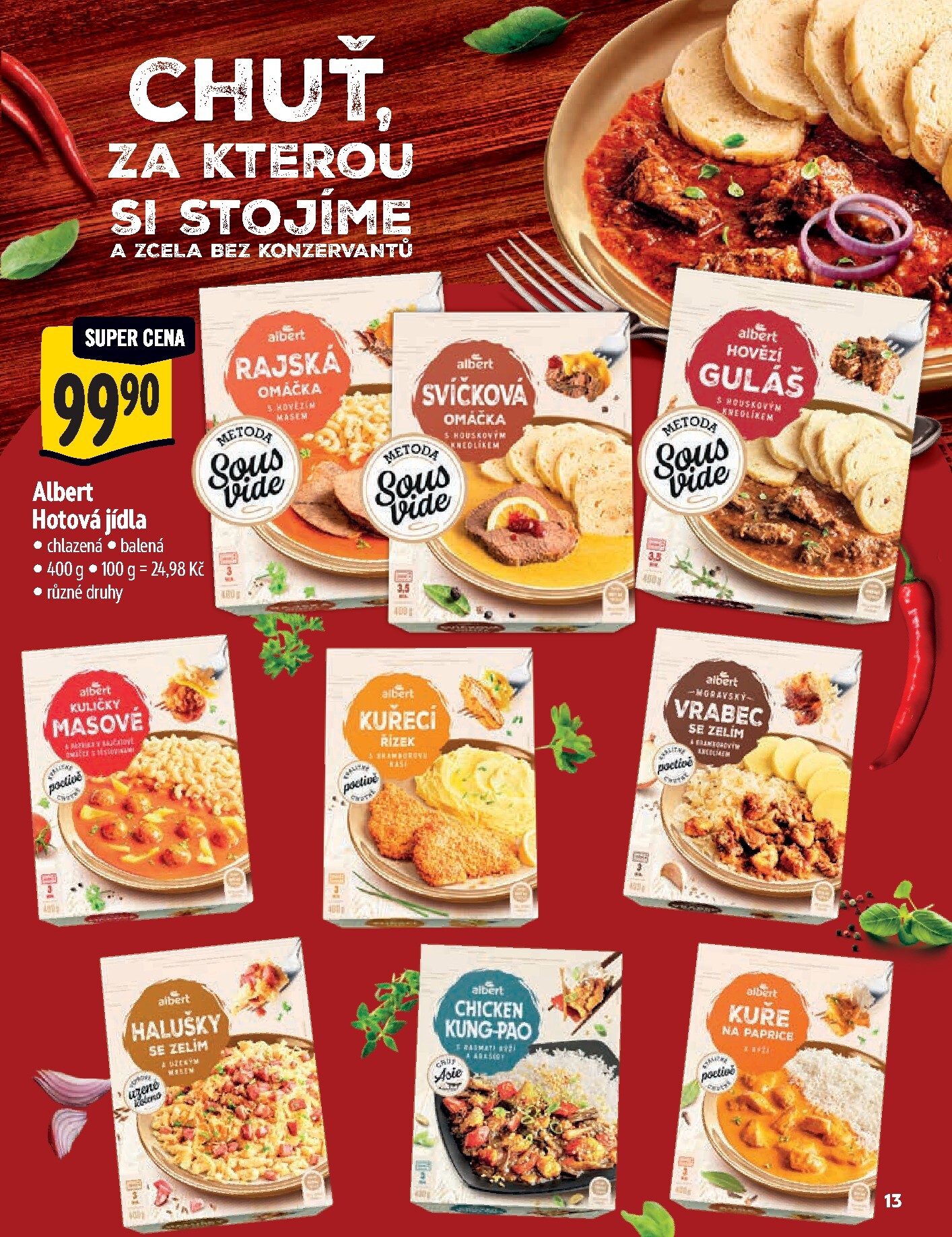 albert - Albert Hypermarket - Akční katalog leták platný od úterý 07.04.2026 do úterý 21.04.2026 - page: 13