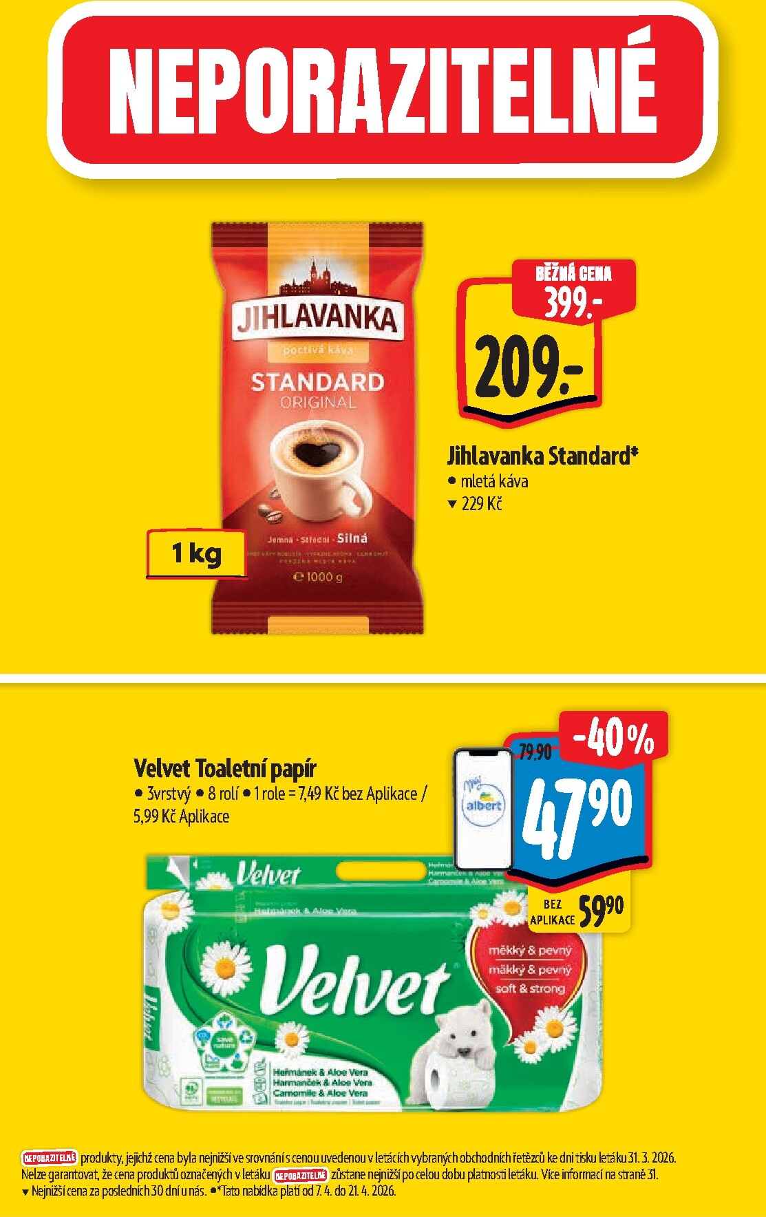 albert - Albert Hypermarket leták platný od úterý 07.04.2026 do úterý 14.04.2026 - page: 4