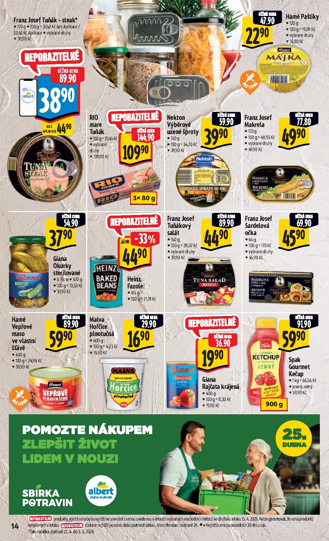 albert - Budoucí Albert Hypermarket leták platný od středy 22.04.2026 do úterý 28.04.2026 - page: 22