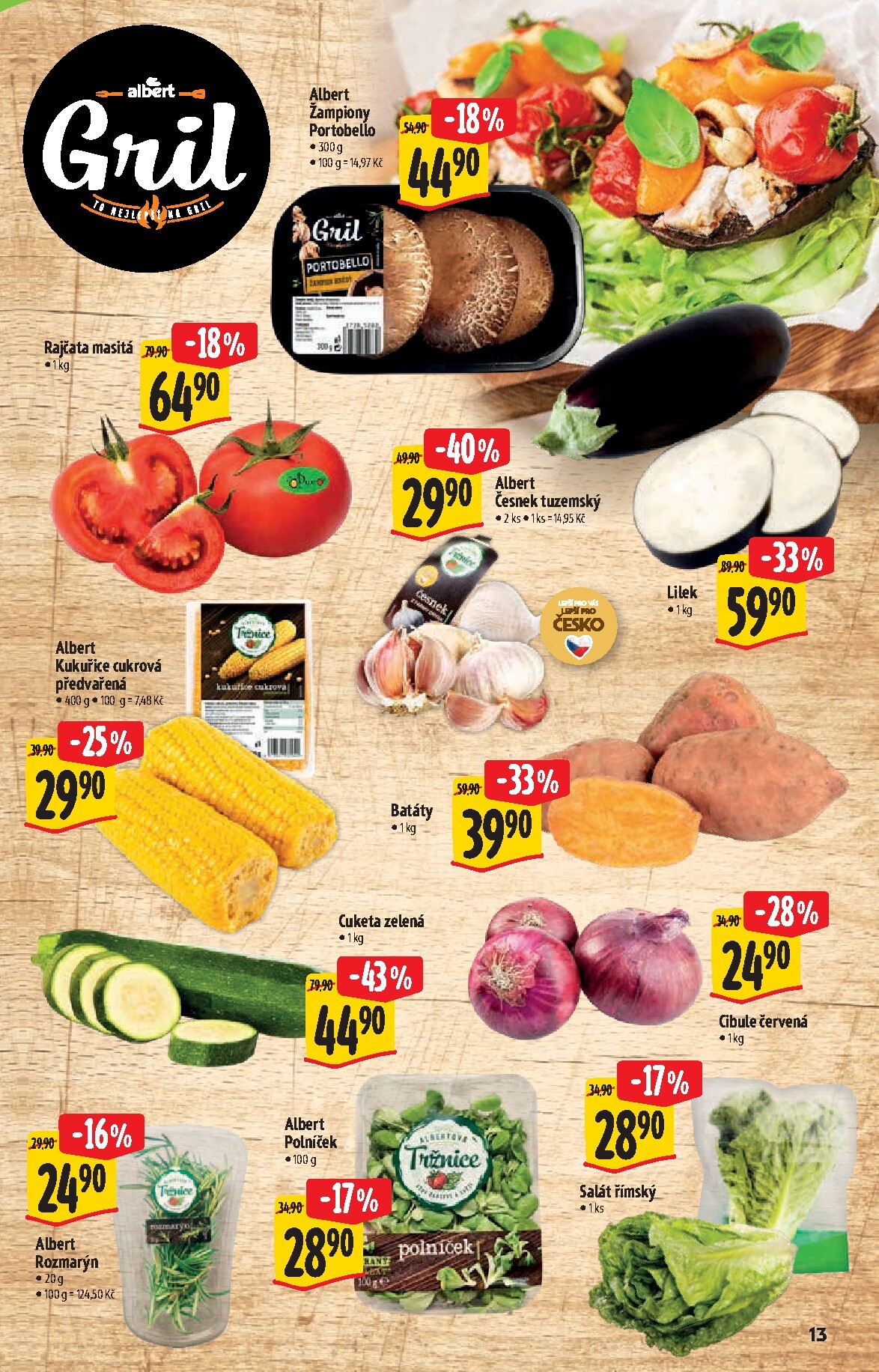 albert - Budoucí Albert Hypermarket - Gril leták platný od středy 22.04.2026 do úterý 05.05.2026 - page: 13
