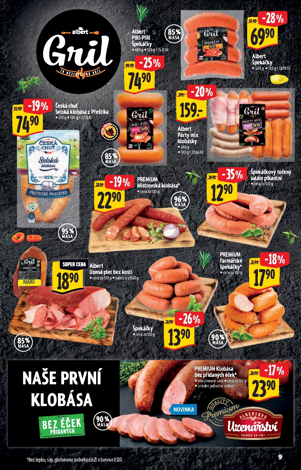 albert - Budoucí Albert Hypermarket - Gril leták platný od středy 22.04.2026 do úterý 05.05.2026 - page: 9