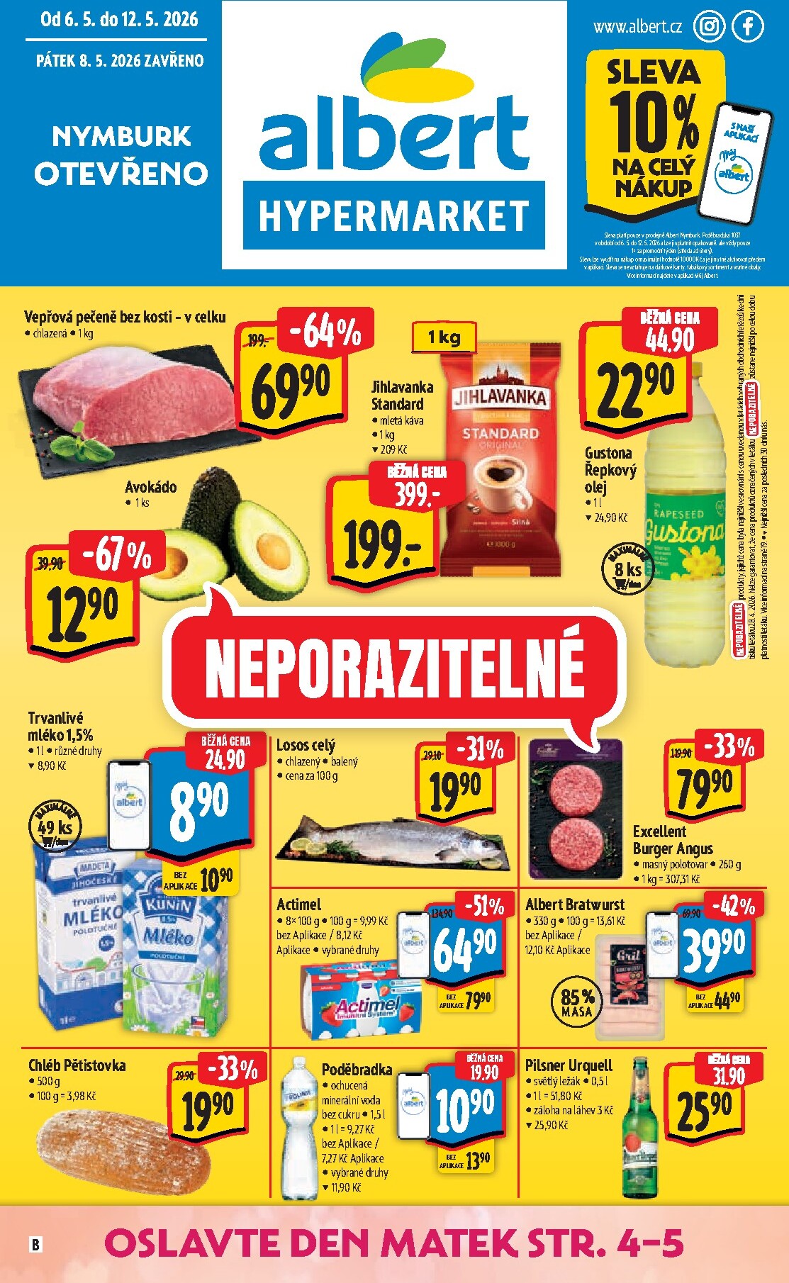 albert - Budoucí Albert Hypermarket leták platný od středy 06.05.2026 do úterý 12.05.2026
