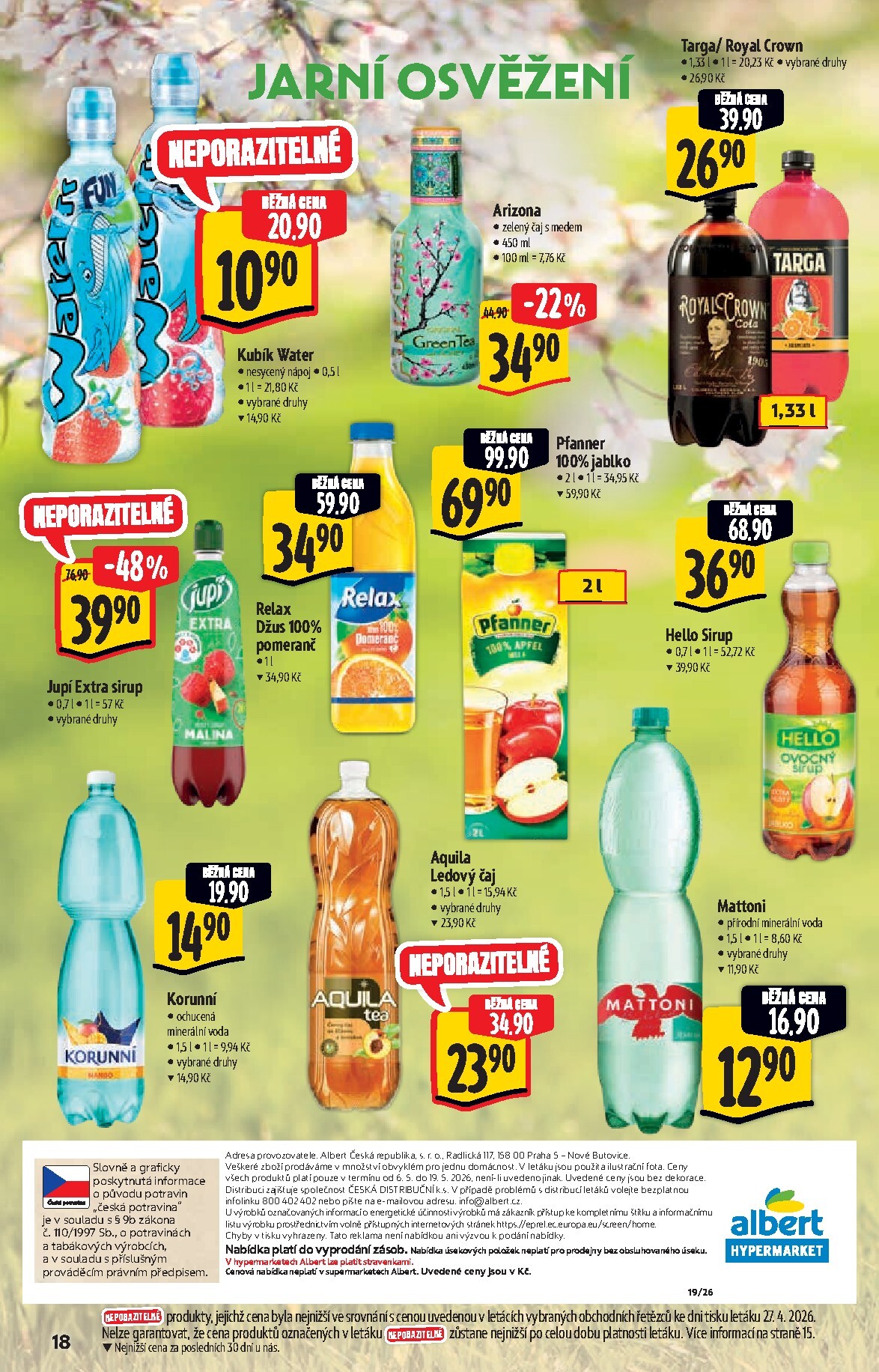 albert - Budoucí Albert Hypermarket - Akční katalog leták platný od středy 06.05.2026 do úterý 19.05.2026 - page: 18