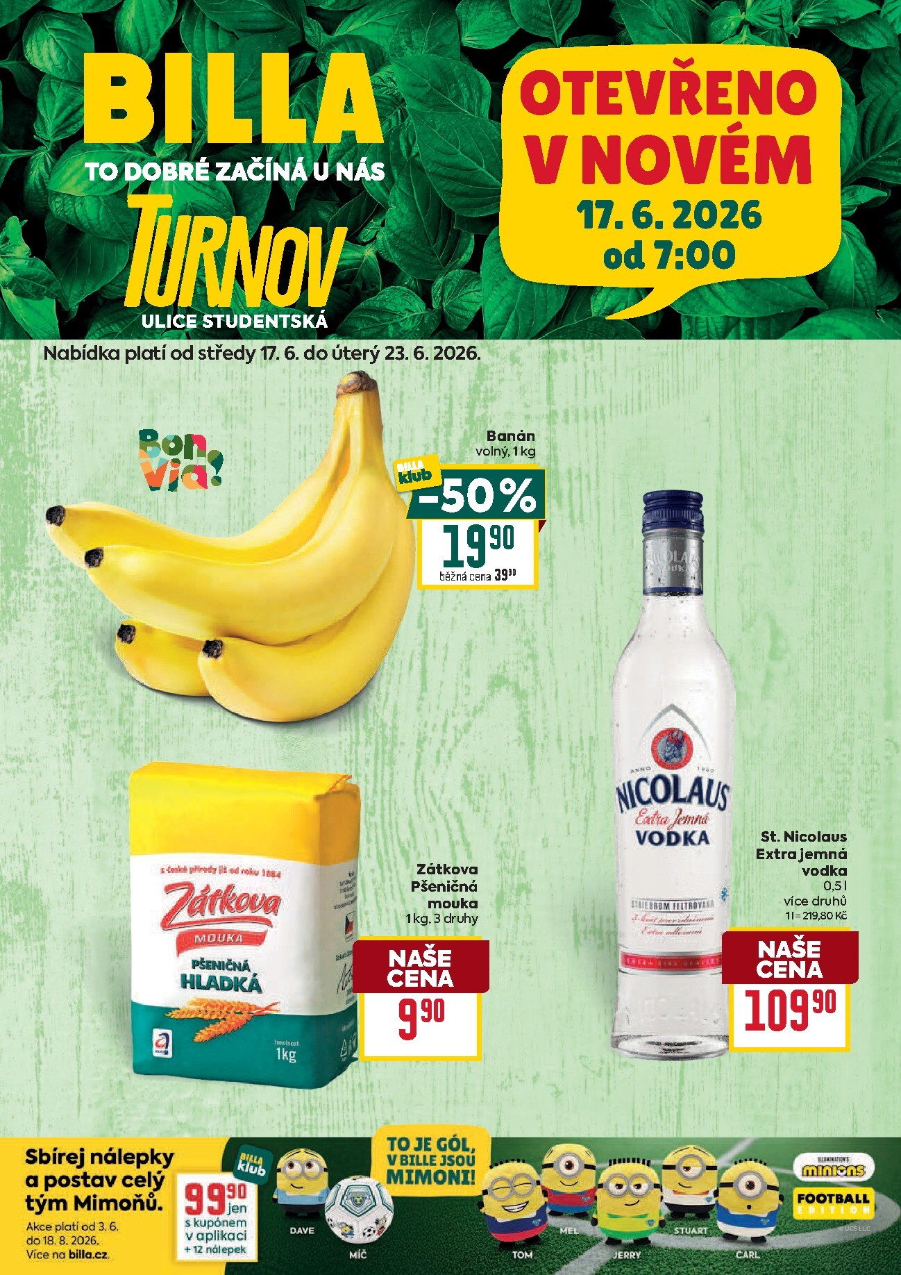 billa - Budoucí Billa - Turnov leták platný od středy 17.06.2026 do úterý 23.06.2026