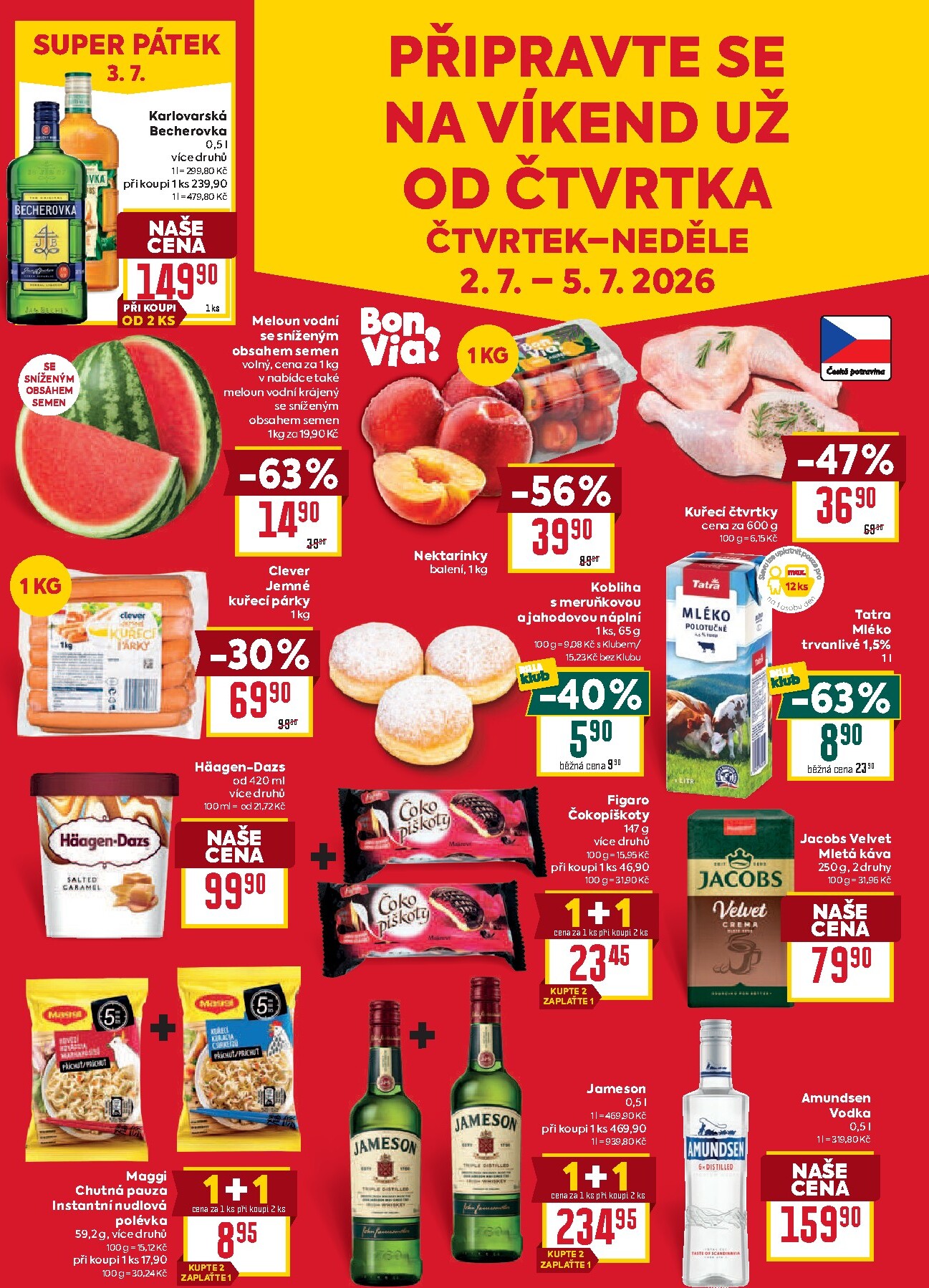 billa - Aktuální Billa - Malý leták leták platný od středy 01.07.2026 do úterý 07.07.2026 - page: 7