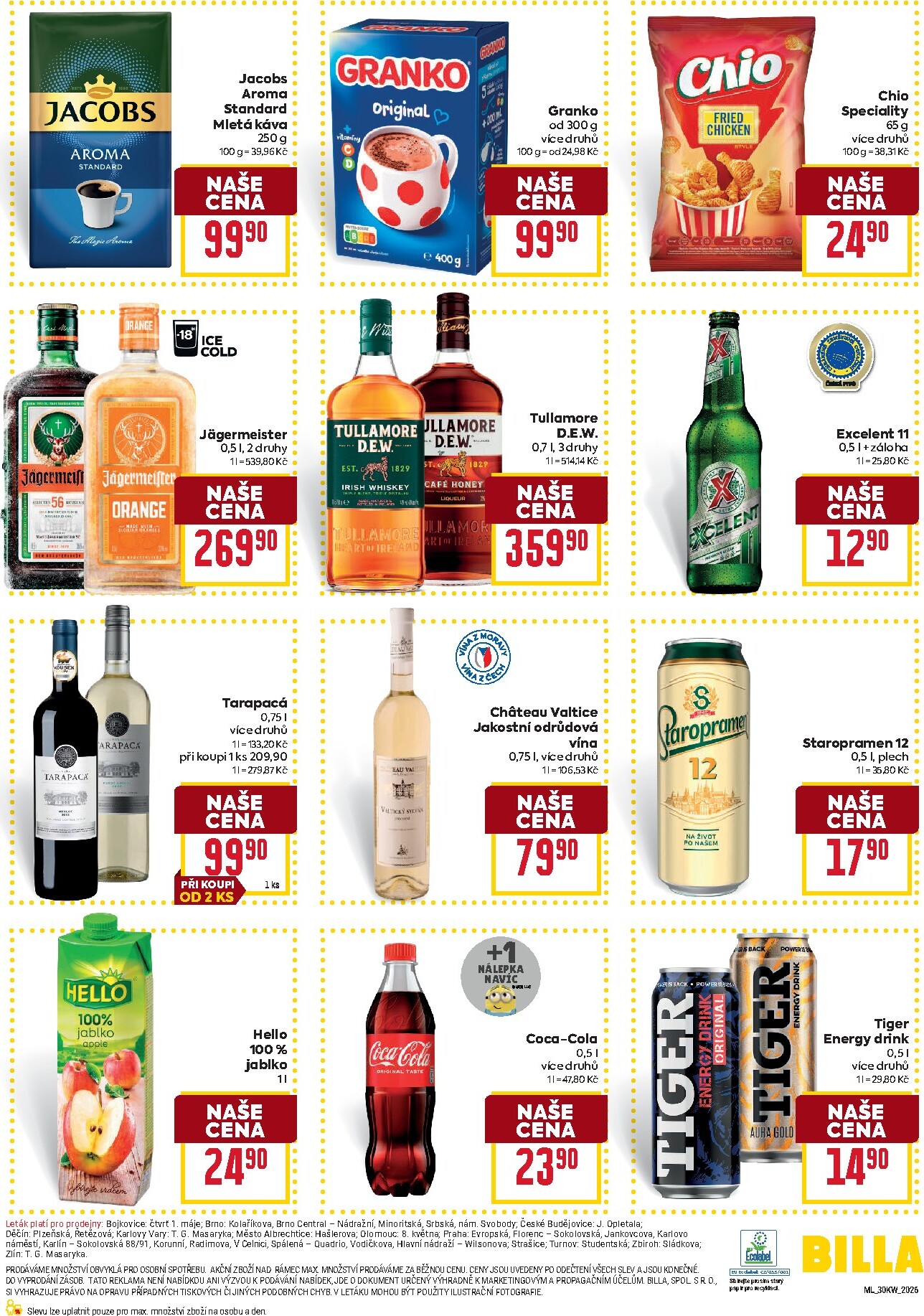 billa - Aktuální Billa - Malý leták leták platný od středy 22.07.2026 do úterý 28.07.2026 - page: 6