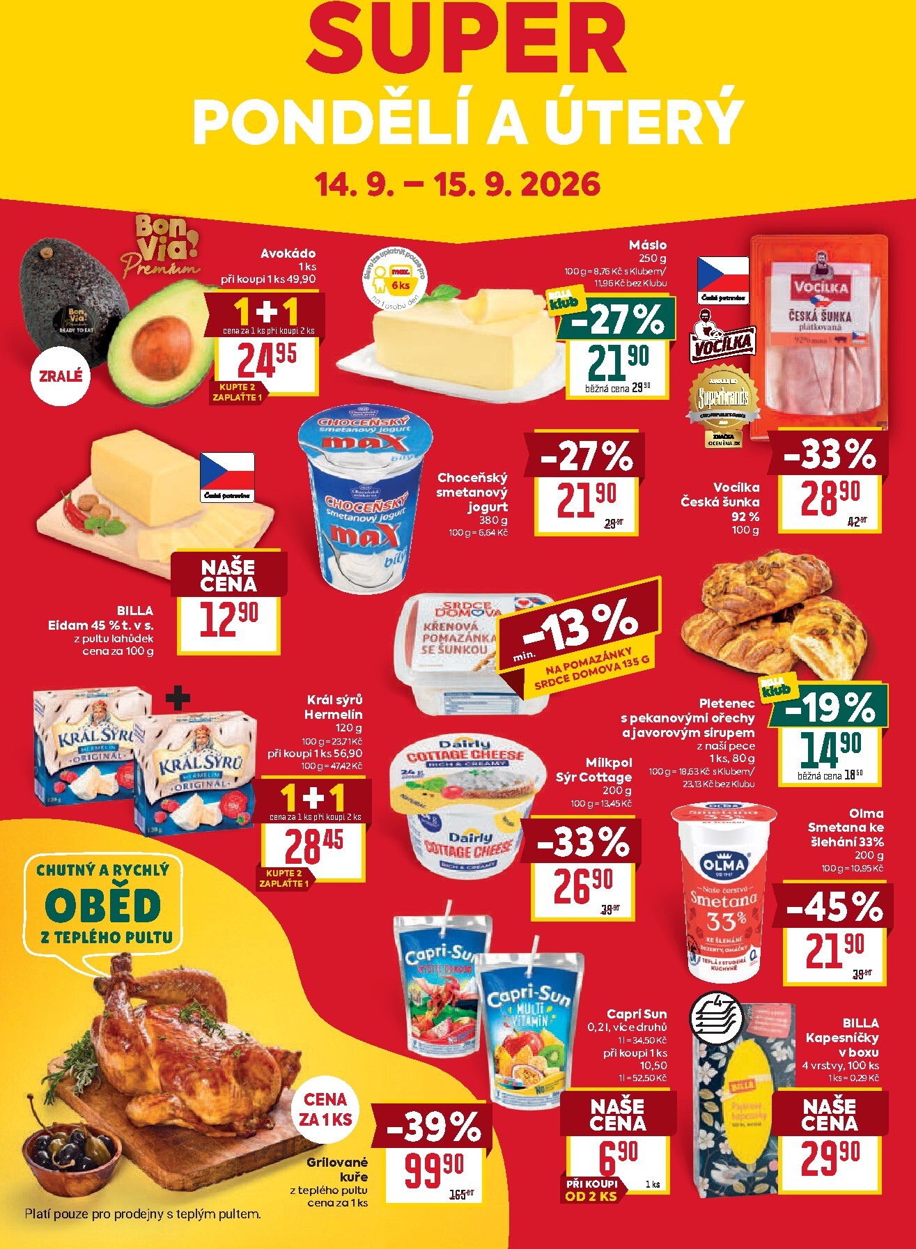 billa - Aktuální Billa - Malý leták leták platný od středy 09.09.2026 do úterý 15.09.2026 - page: 8