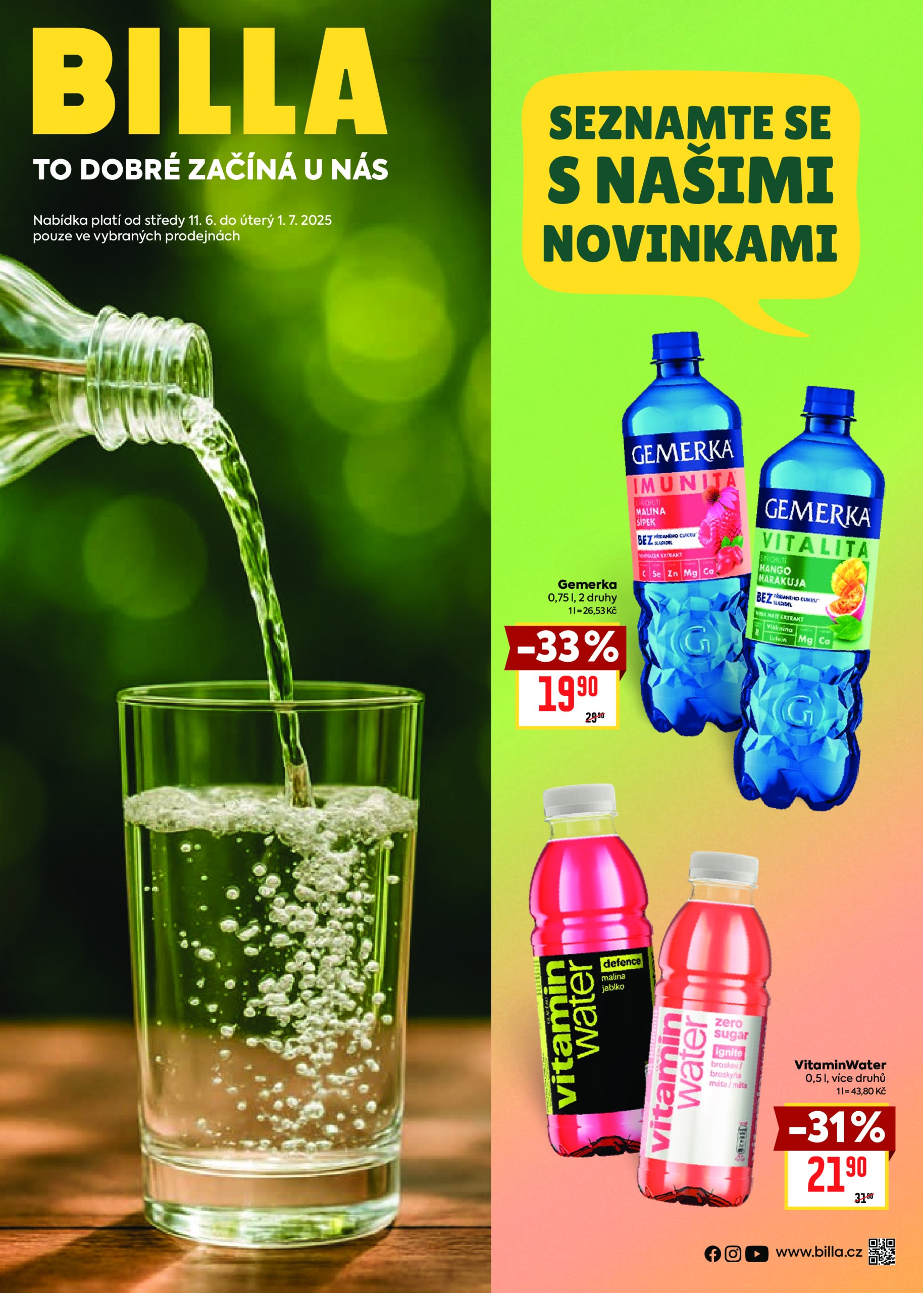 billa - Leták Billa - Nealko novinky od 11.06. do 01.07.