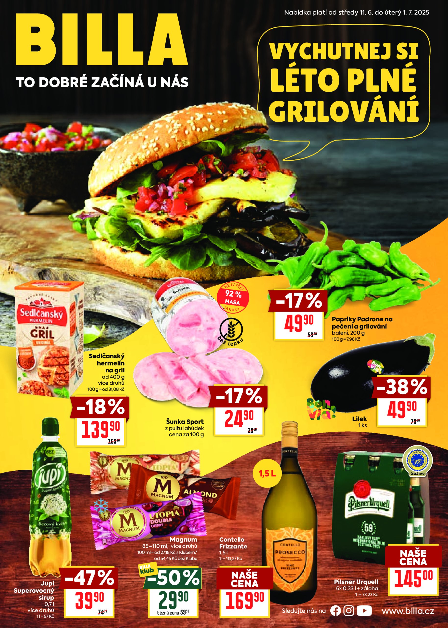 billa - Leták Billa - Léto od 11.06. do 01.07.