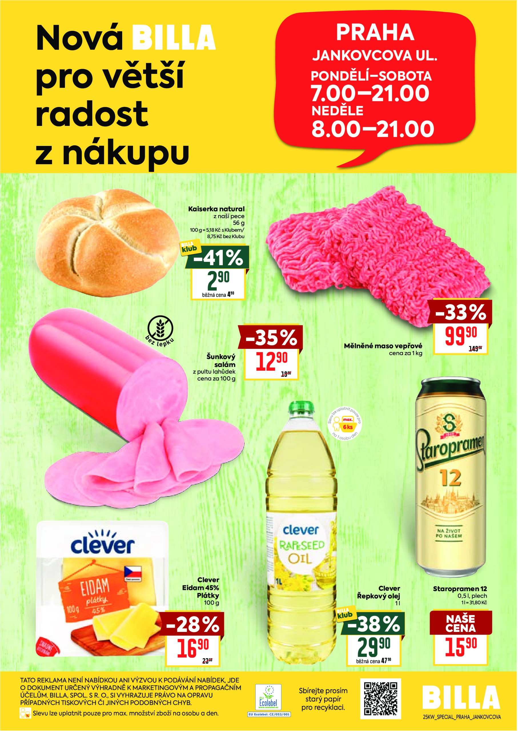 billa - Leták Billa - Praha, Jankovcova od 18.06. do 24.06. - page: 2
