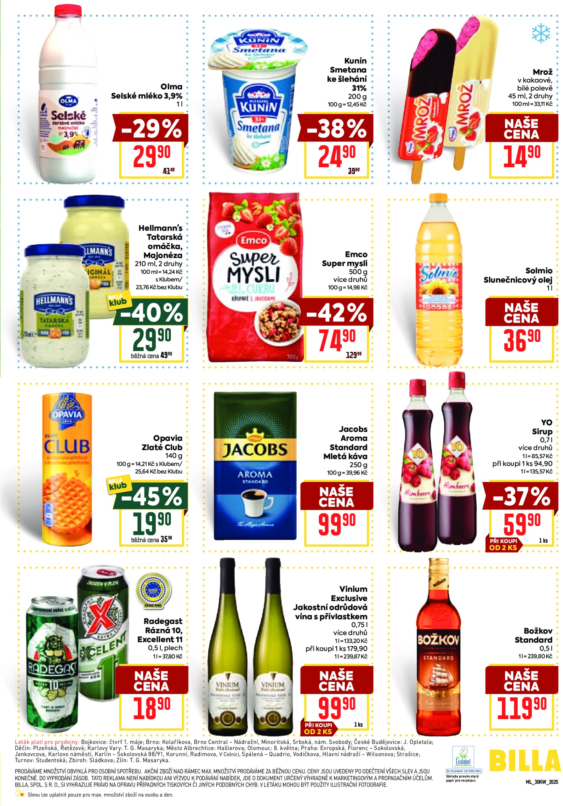 billa - Leták Billa - Malý leták od 23.07. do 29.07. - page: 3