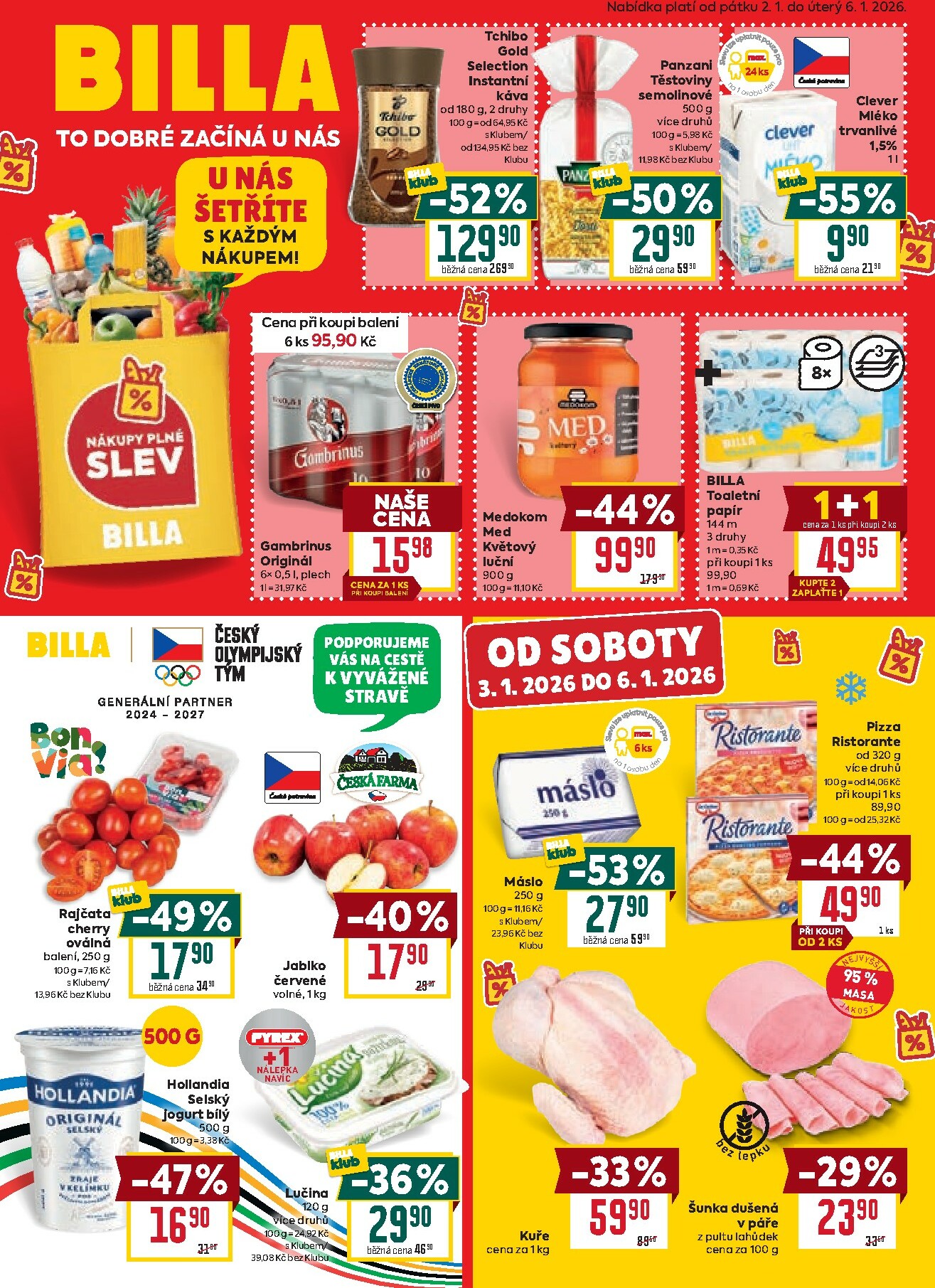 billa - Aktuální leták Billa - Malý leták od 07.01. do 13.01.