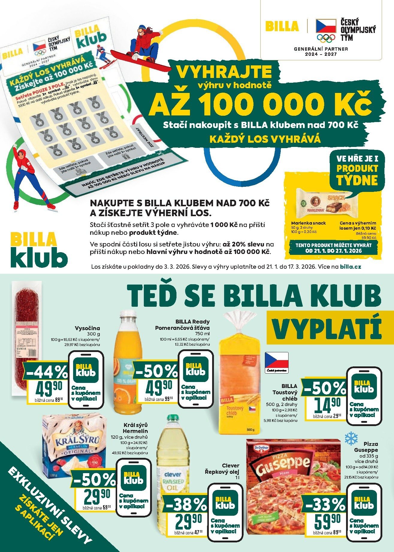 billa - Aktuální leták Billa od 21.01. do 27.01. - page: 4