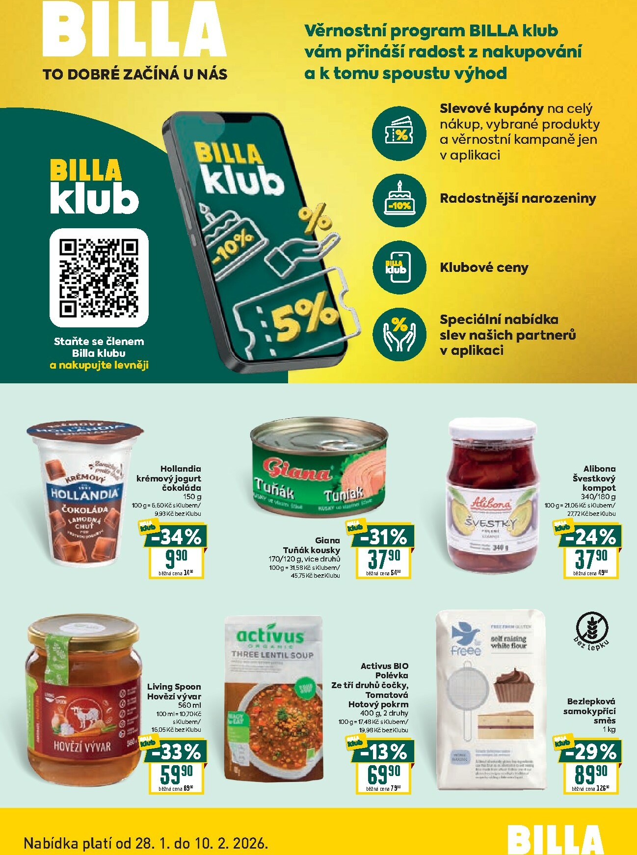 billa - Billa - Klub leták platný od 28.01. do 10.02.