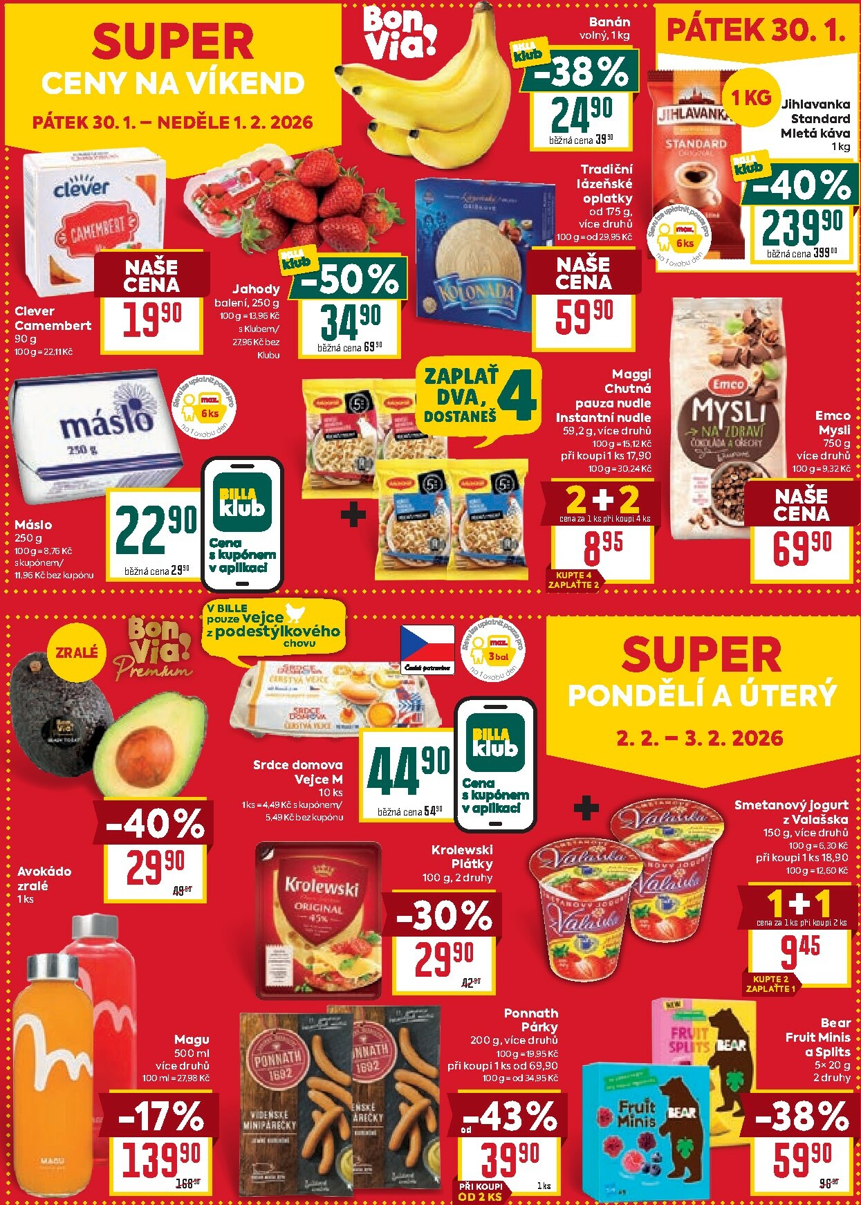 billa - Billa - Malý leták leták platný od středy 04.02.2026 do úterý 10.02.2026 - page: 4
